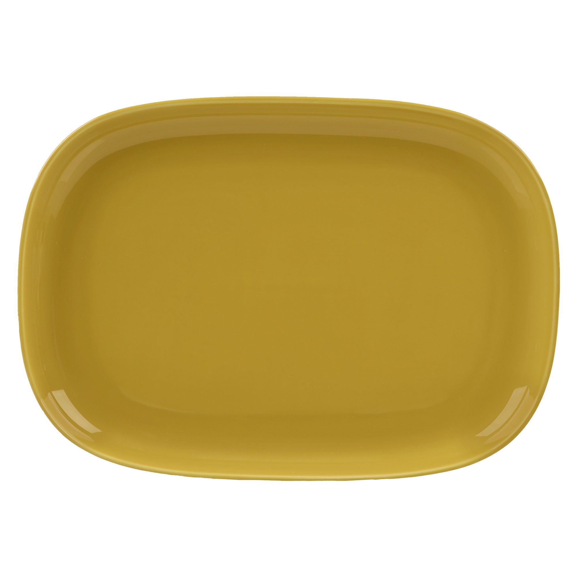 Läs mer om Marimekko OIVA serveringsfat 23 x 32 cm, gul