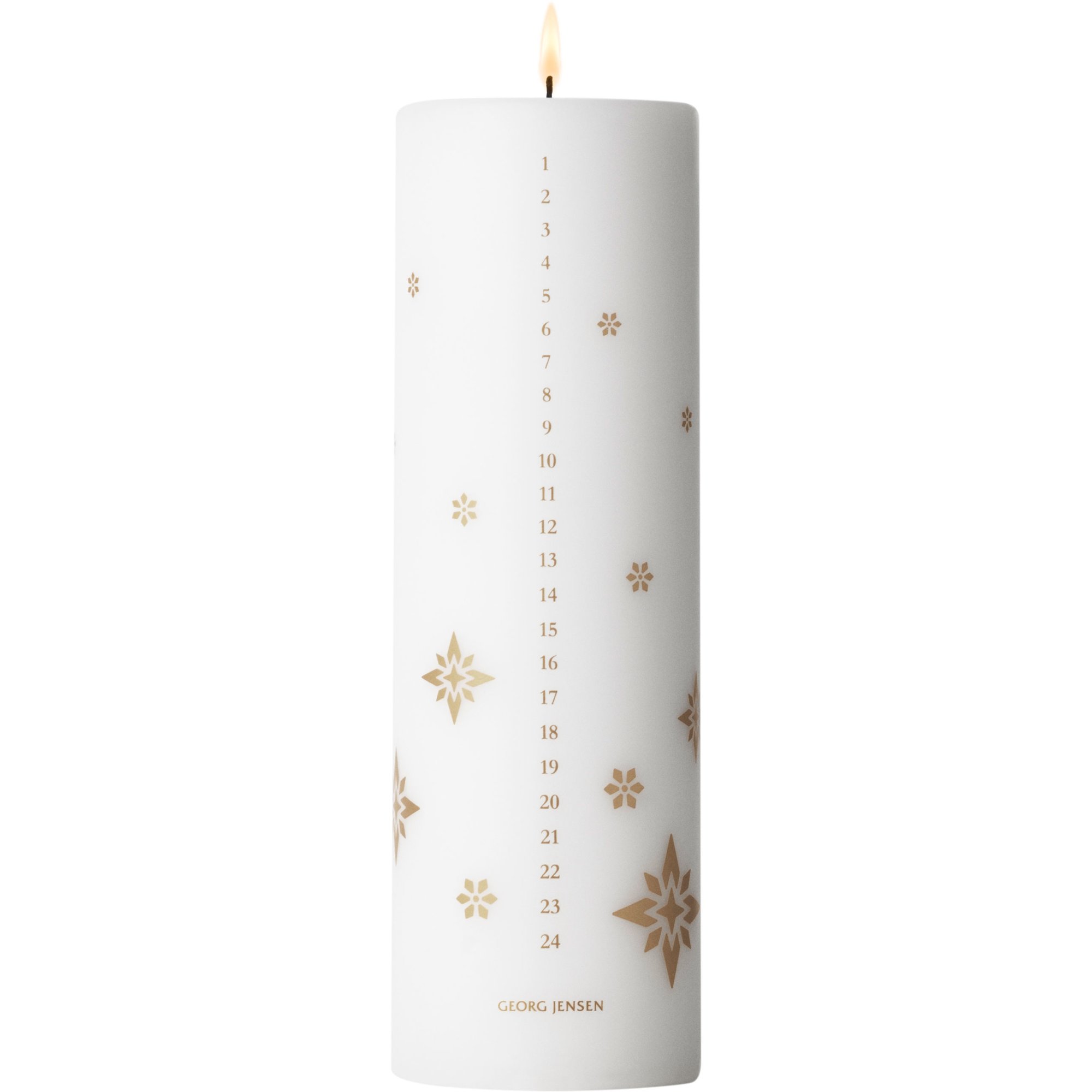 Georg Jensen Christmas Collection 2024 adventsljus guld