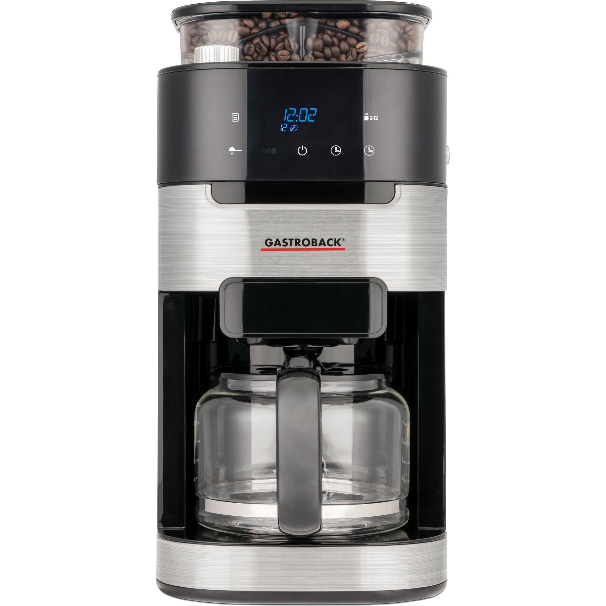 Gastroback Grind & Brew Pro kaffetrakter med innebygd kvern