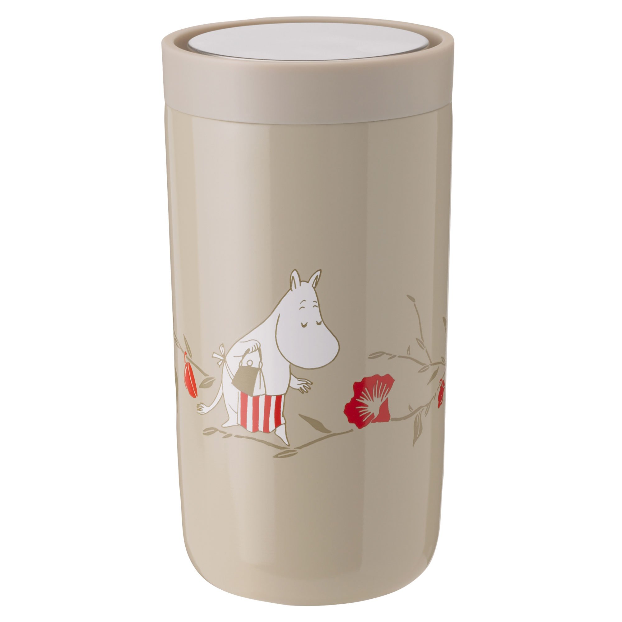 Läs mer om Stelton To Go Click termosmugg 0,2 liter, Moominmammas Tea Party