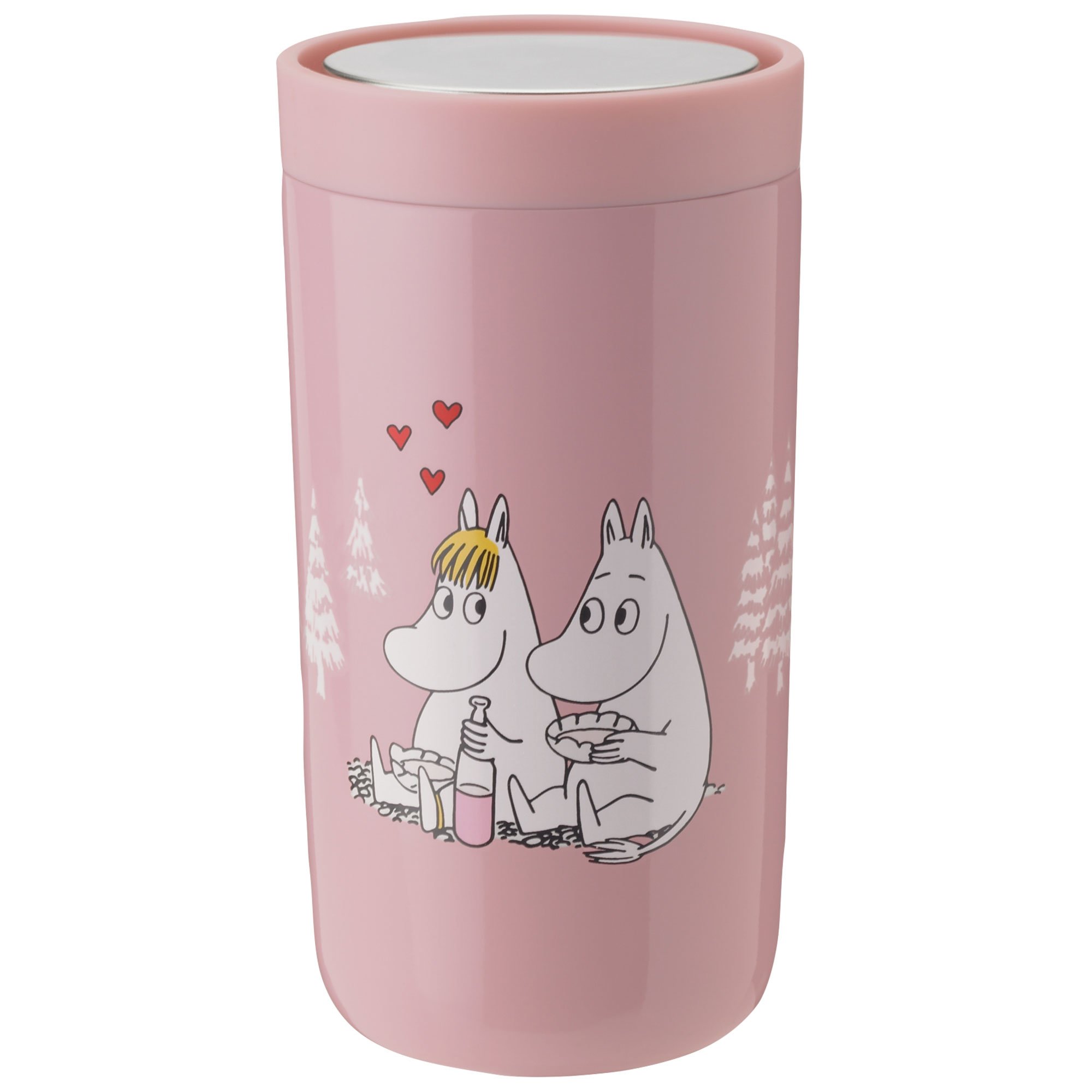 Läs mer om Stelton To Go Click termosmugg 0,2 liter, Moomin Love