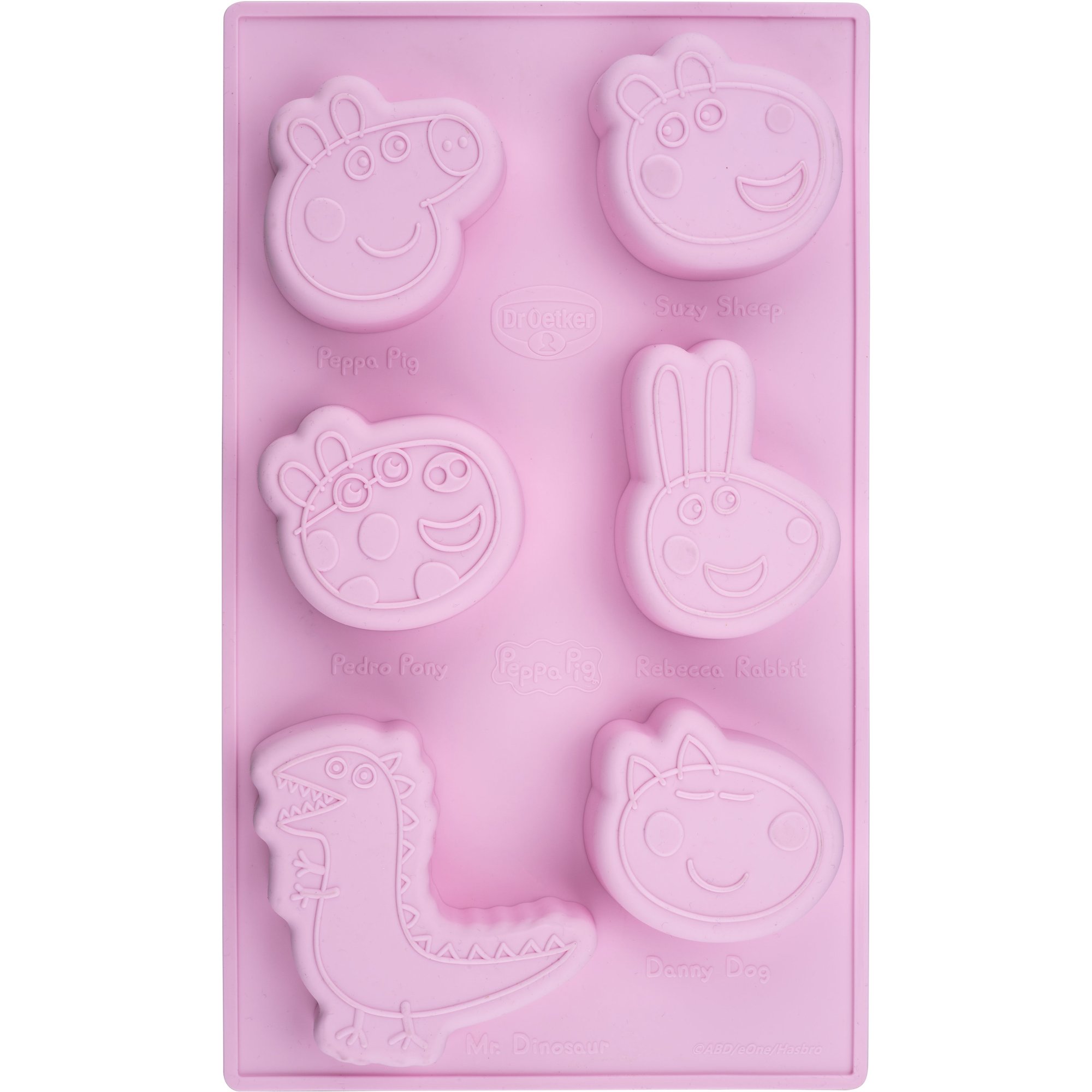 Dr. Oetker Peppa Gris kakeform mini 18×29 cm rosa