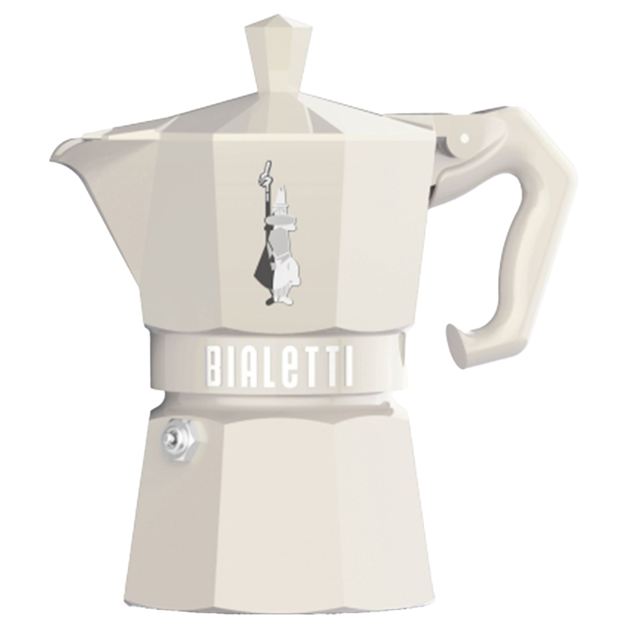 Bialetti Kahvinkeitin 3 kuppia valkoinen