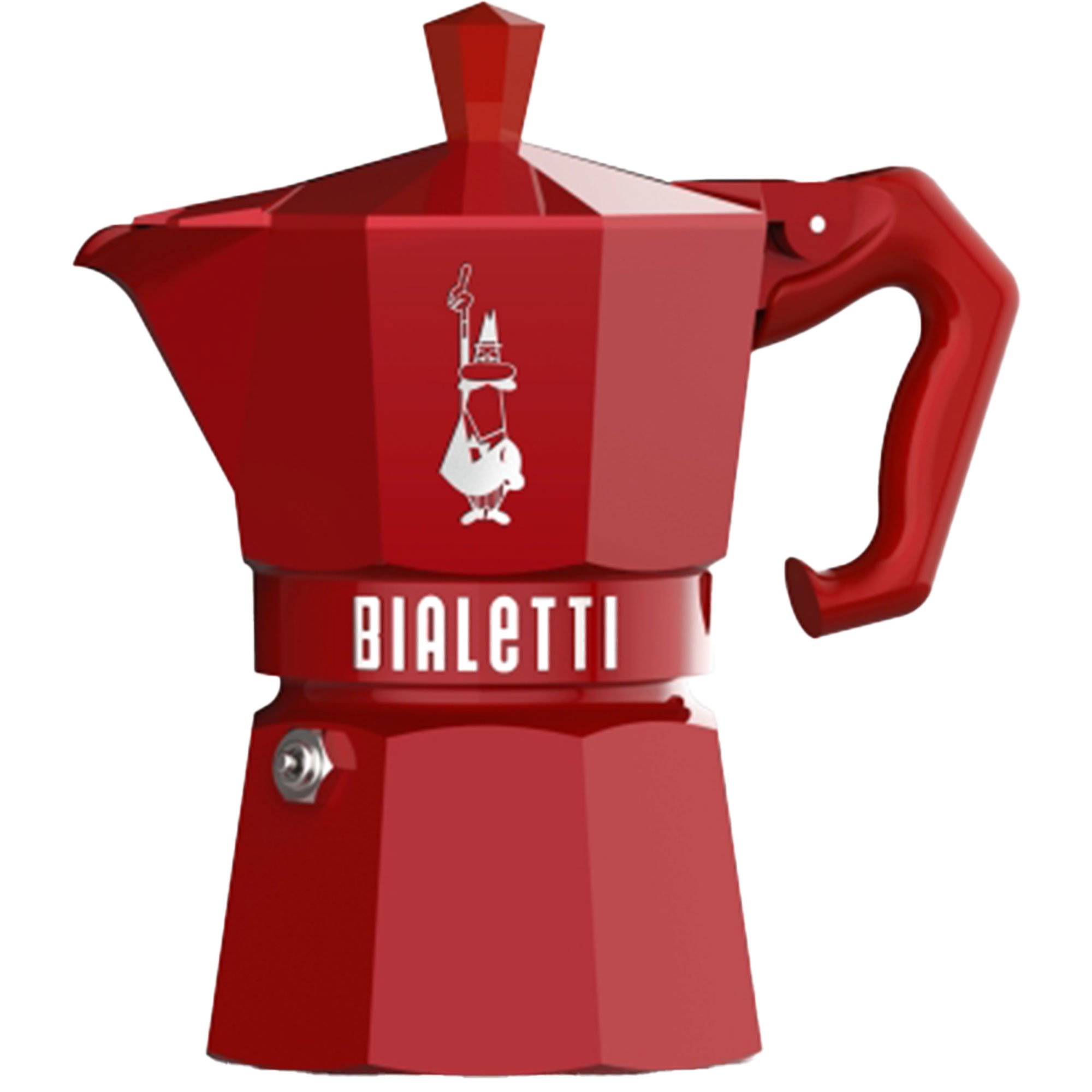 Bialetti Kahvinkeitin 3 kuppia punainen