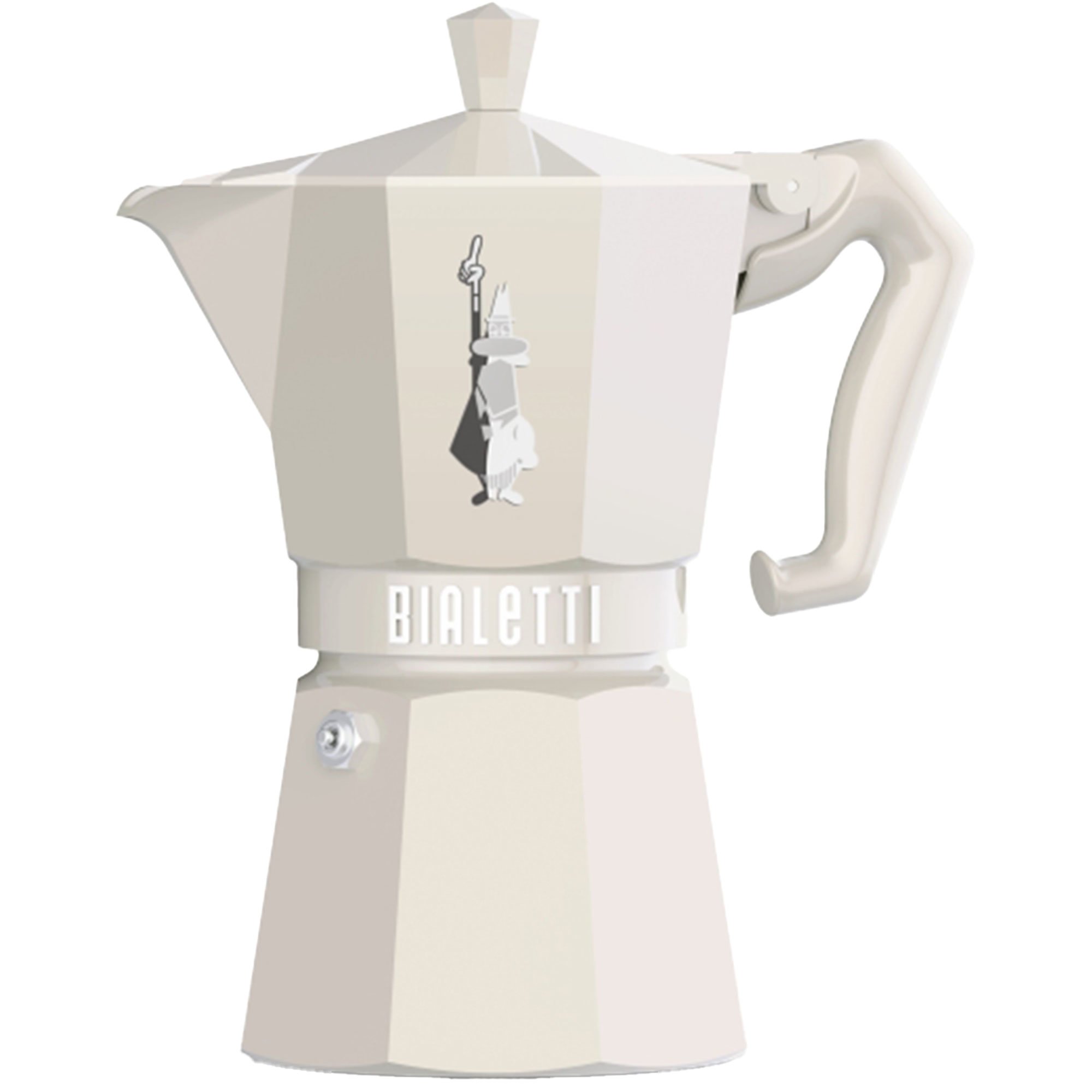 Bialetti Kahvinkeitin 6 kuppia valkoinen