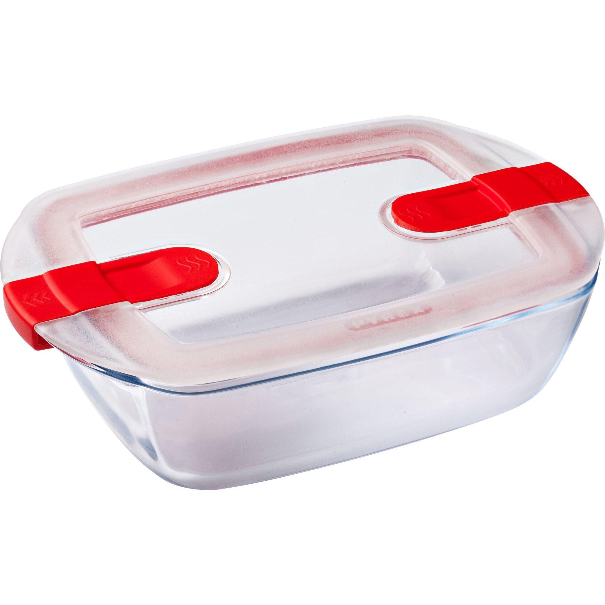 Pyrex Cook & Heat glasform med lock 1,2 liter