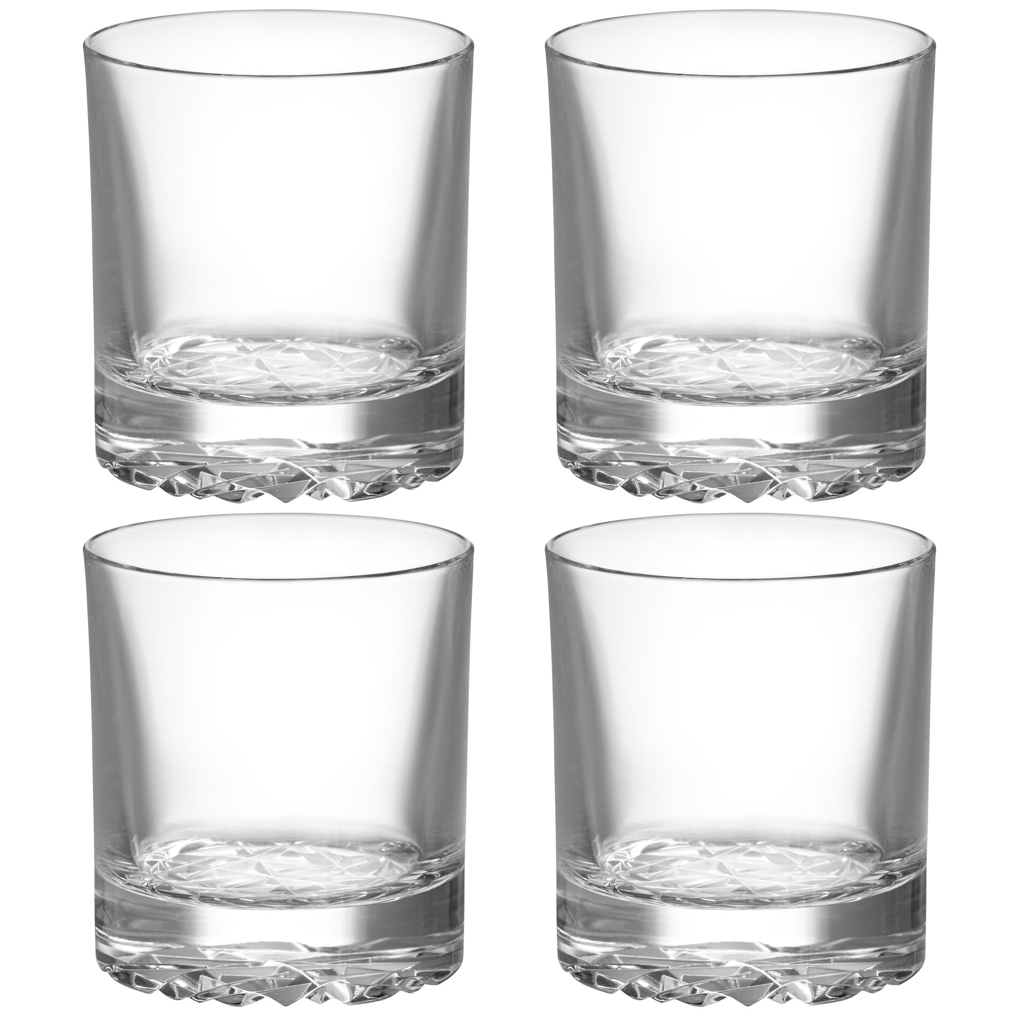 Orrefors Carat Double Old Fashioned glas 28 cl 4-pack
