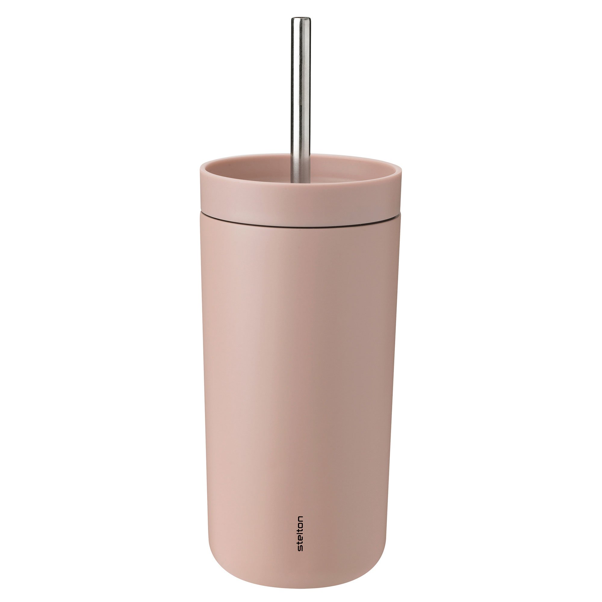 Stelton To Go Sip Termokrus med sugerør 40 cl, heather