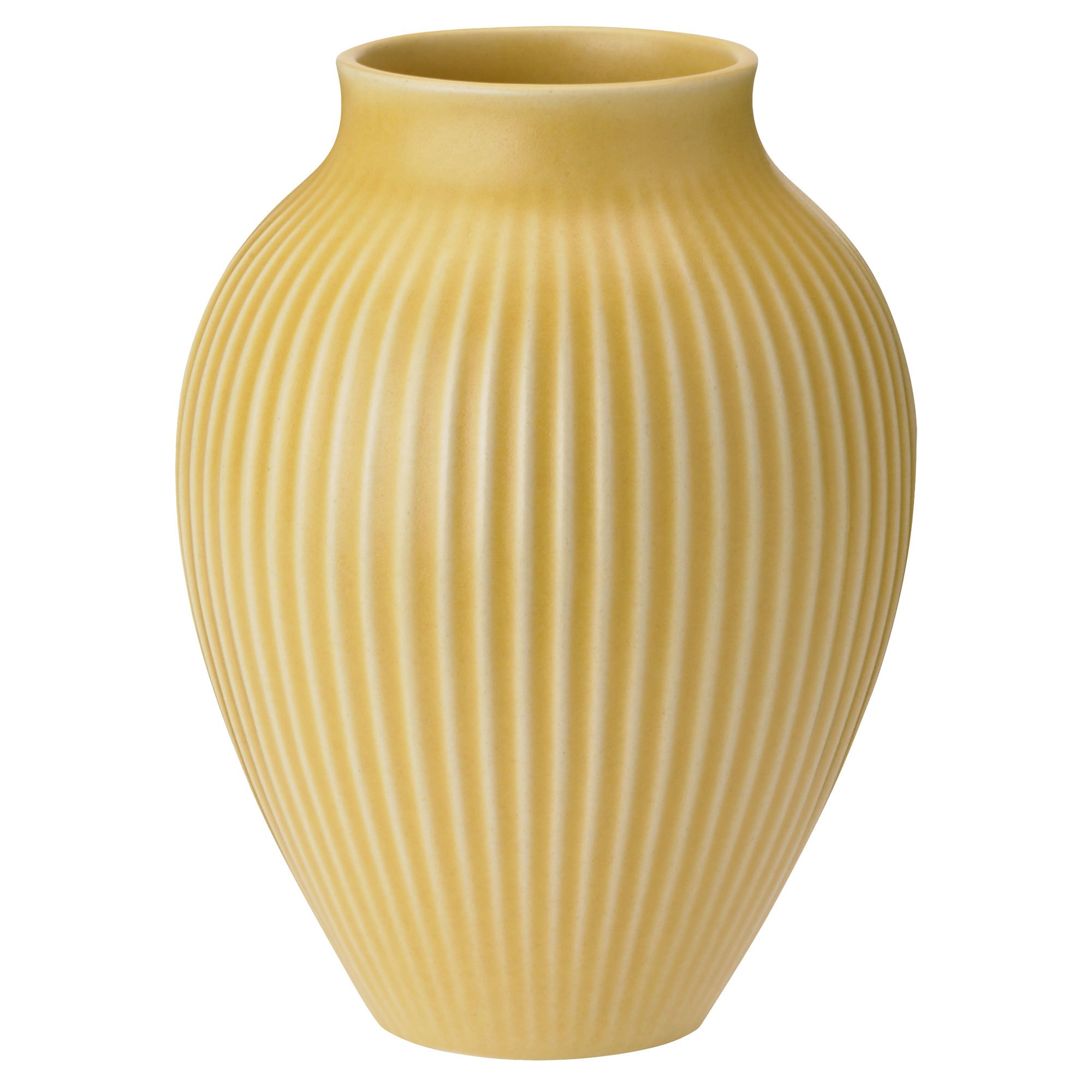 Knabstrup Vase 27 cm, gul