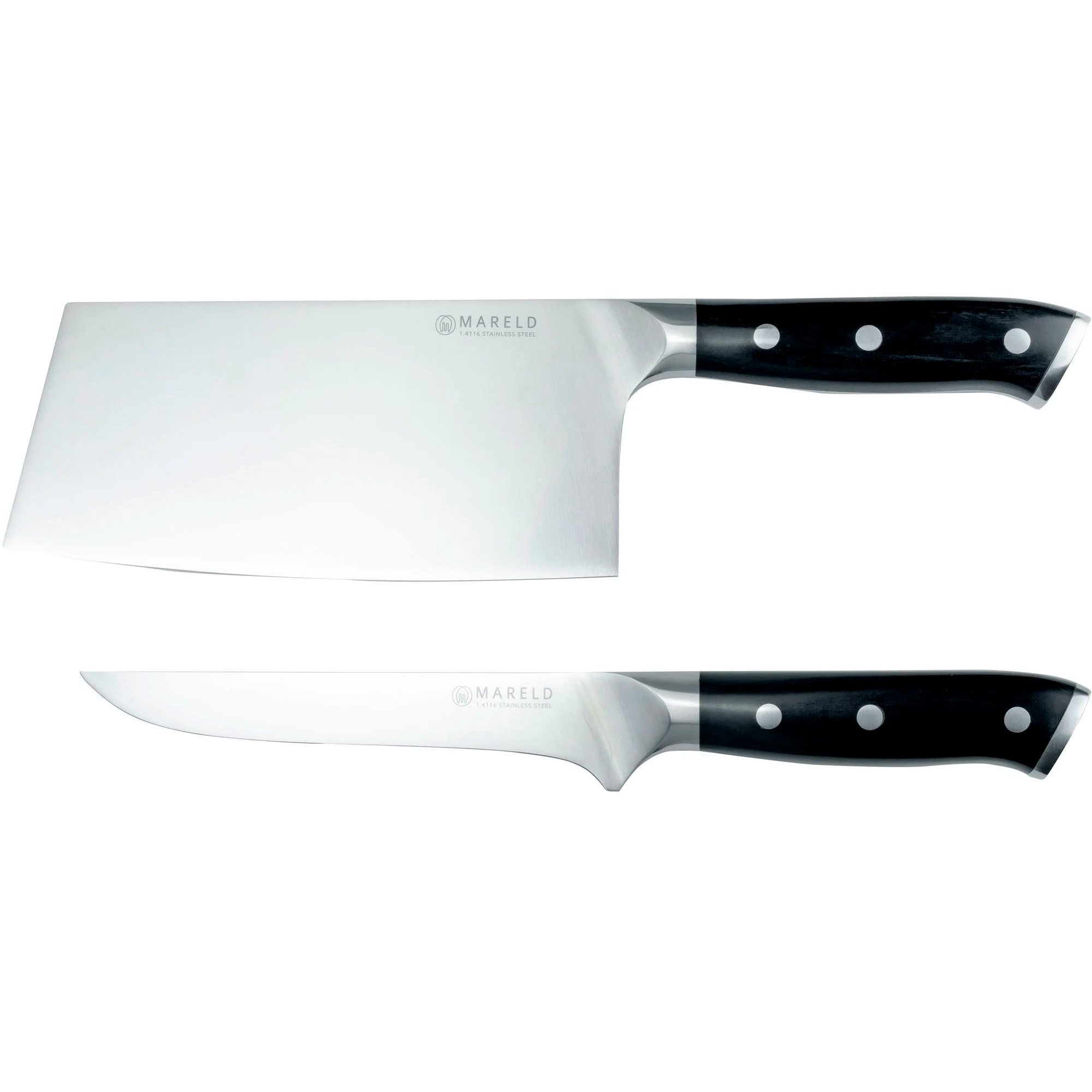 Mareld Knivsett 2 kniver svart