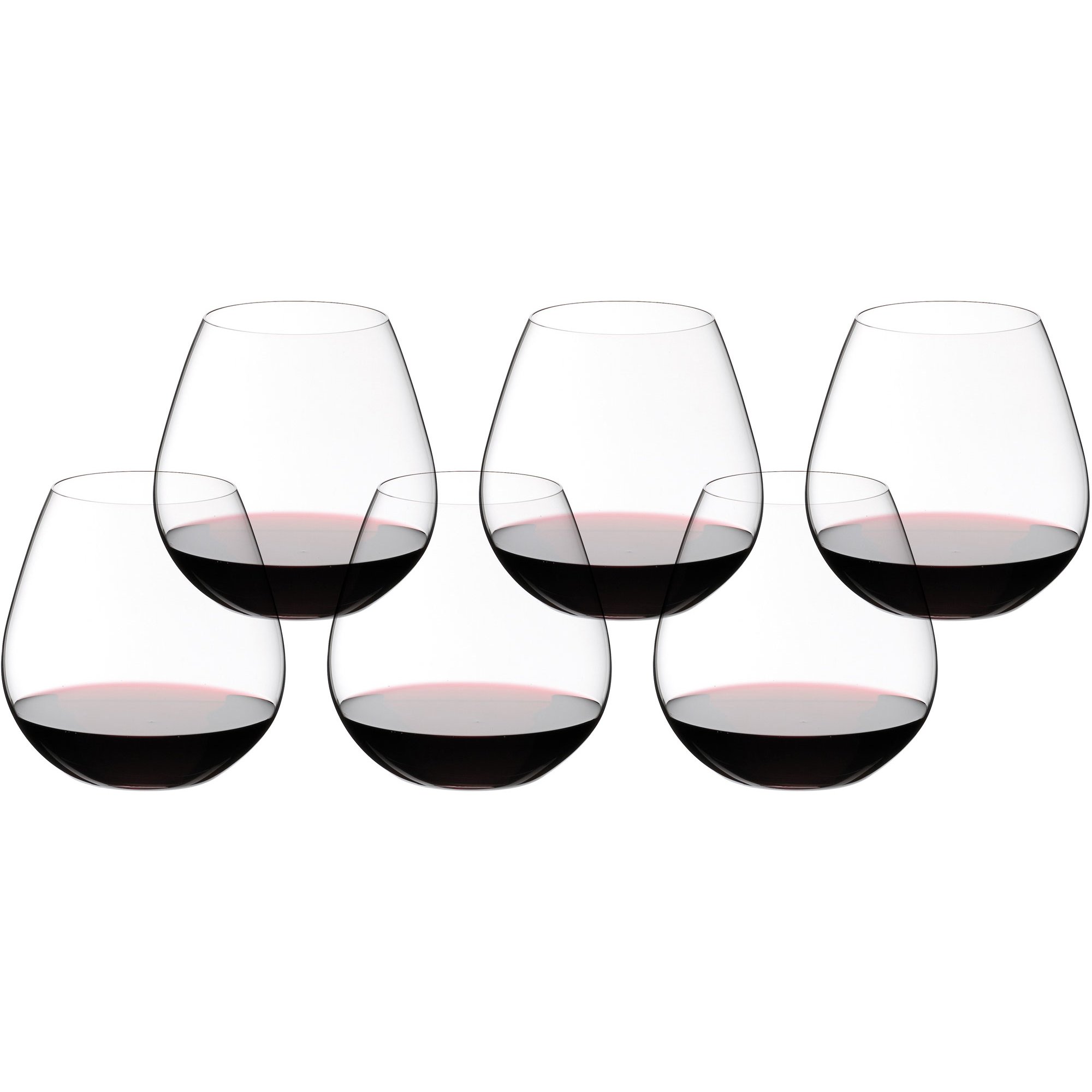 Riedel O Wine Tumbler Pinot Noir/Nebbiolo vinglass 6-pakning 20-årsjubileum