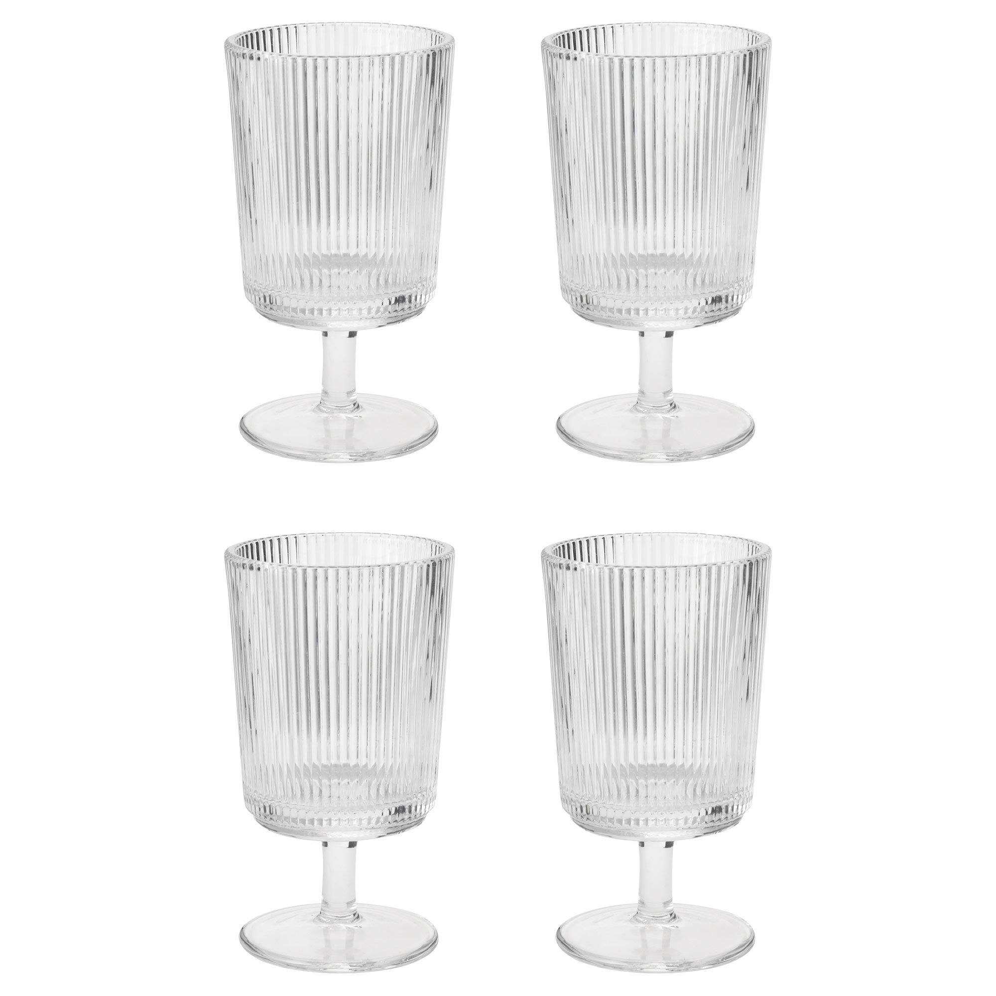 Stelton Pilastro vinglass 18 cl, 4 stk.