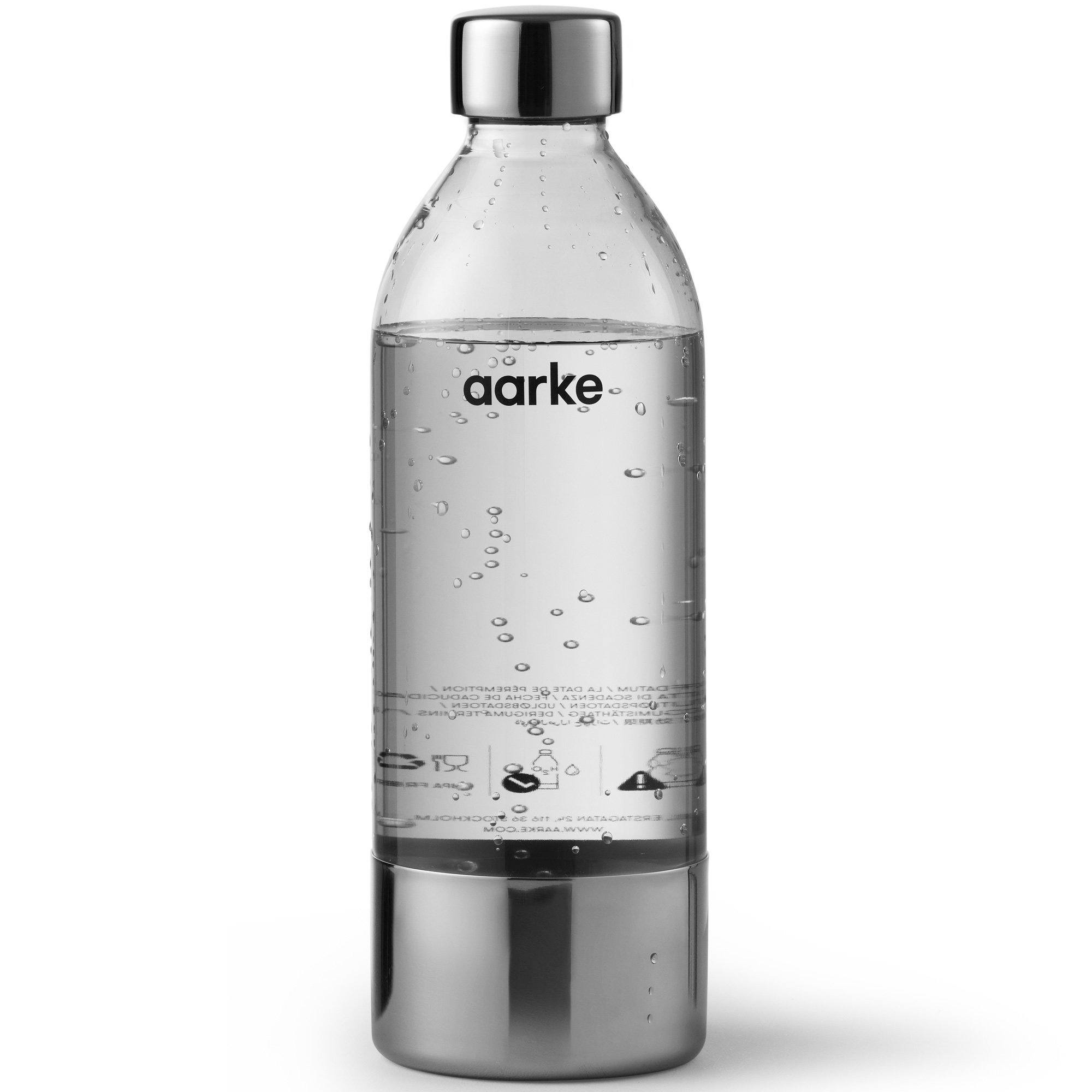 Aarke PET flaske til Carbonator 3, stål Tilbehør