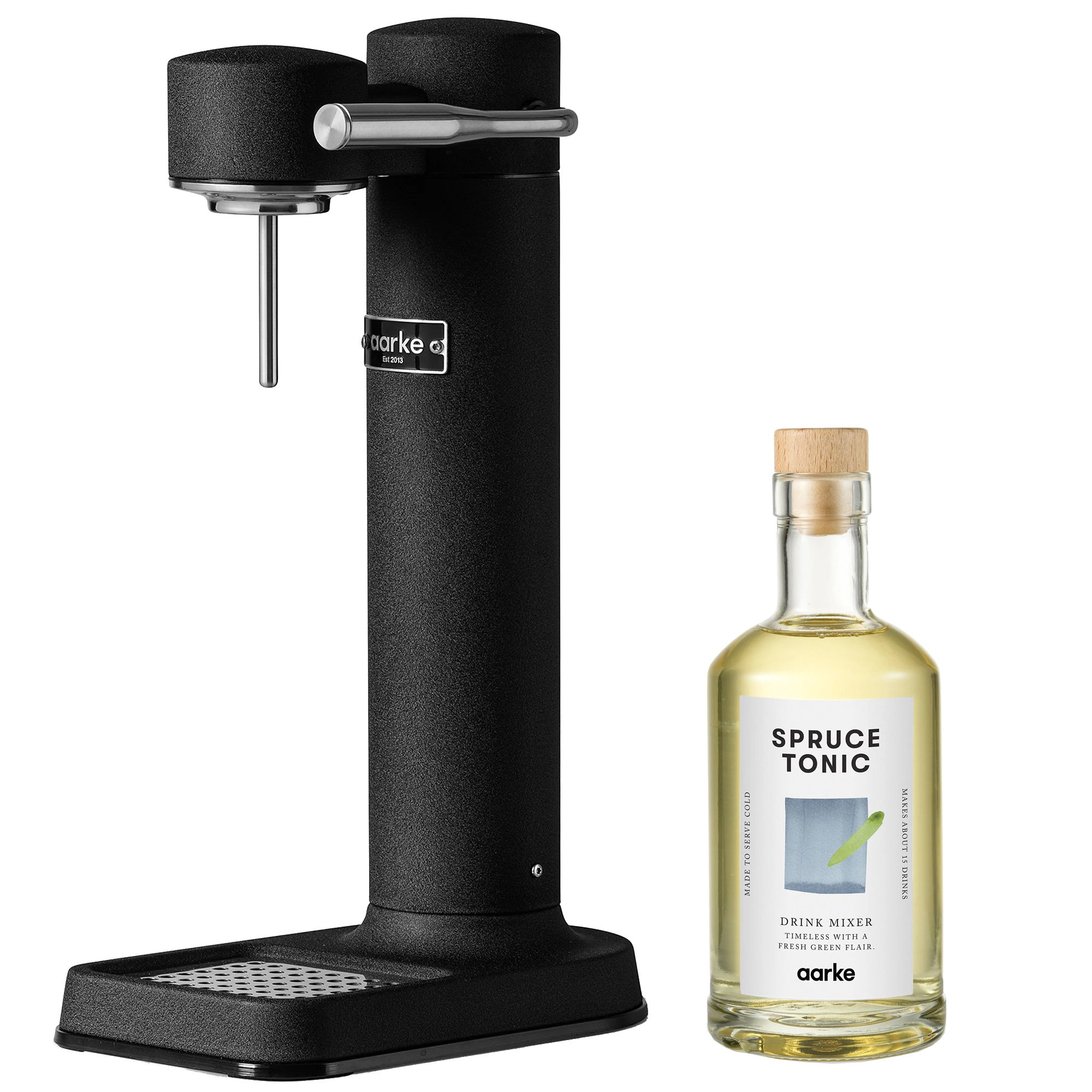 Aarke Drink Mixer Spruce Tonic + Carbonator 3 sort