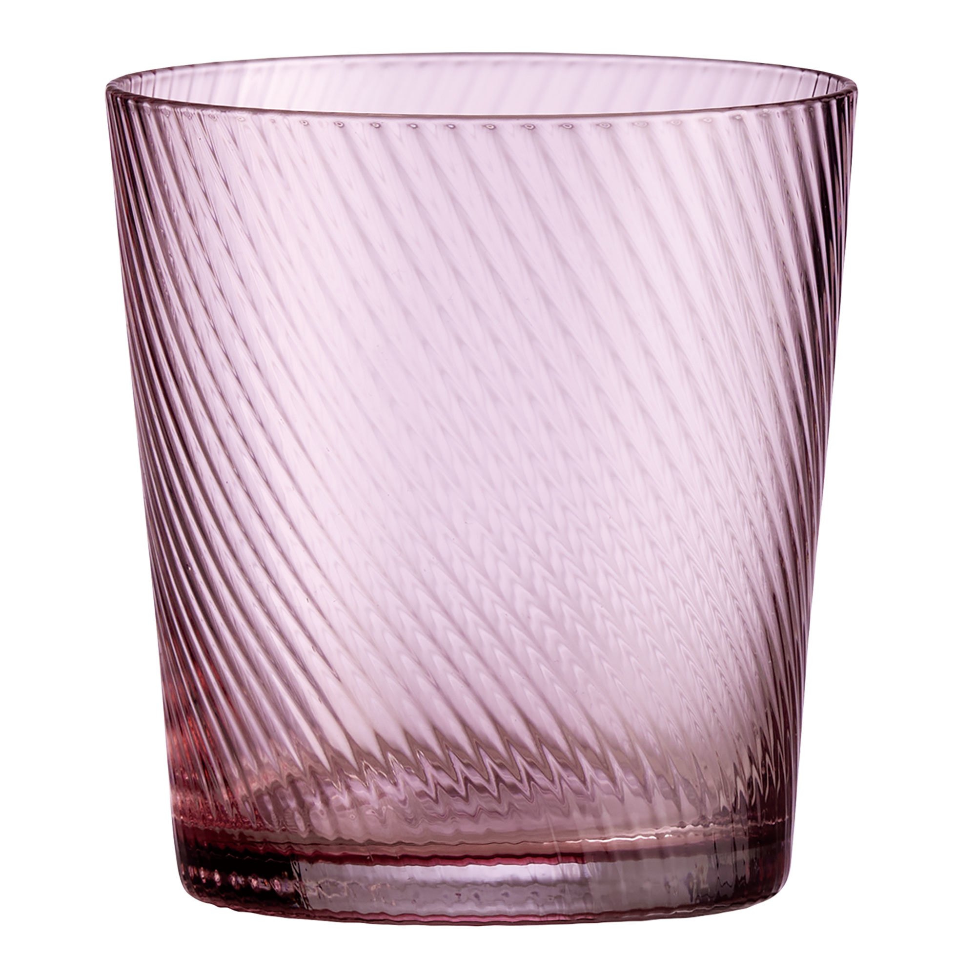 Läs mer om Aida RAW Unique Swirl vattenglas 30 cl, rosa