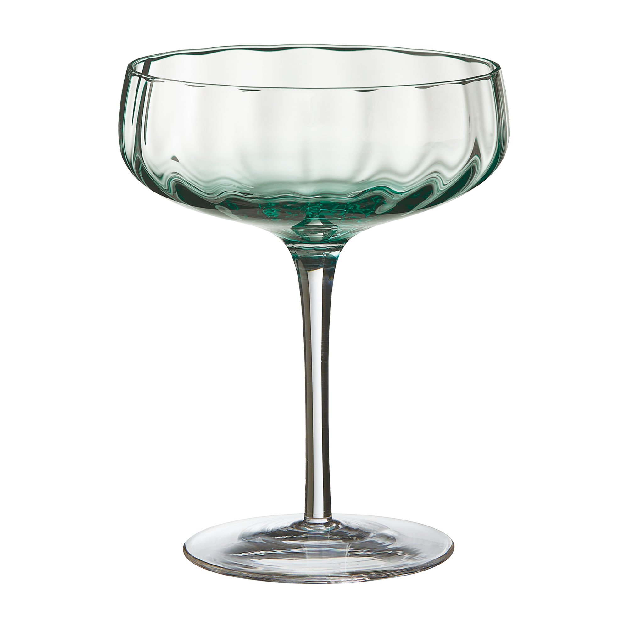 Aida Champagne-/cocktailglass 30 cl grønn