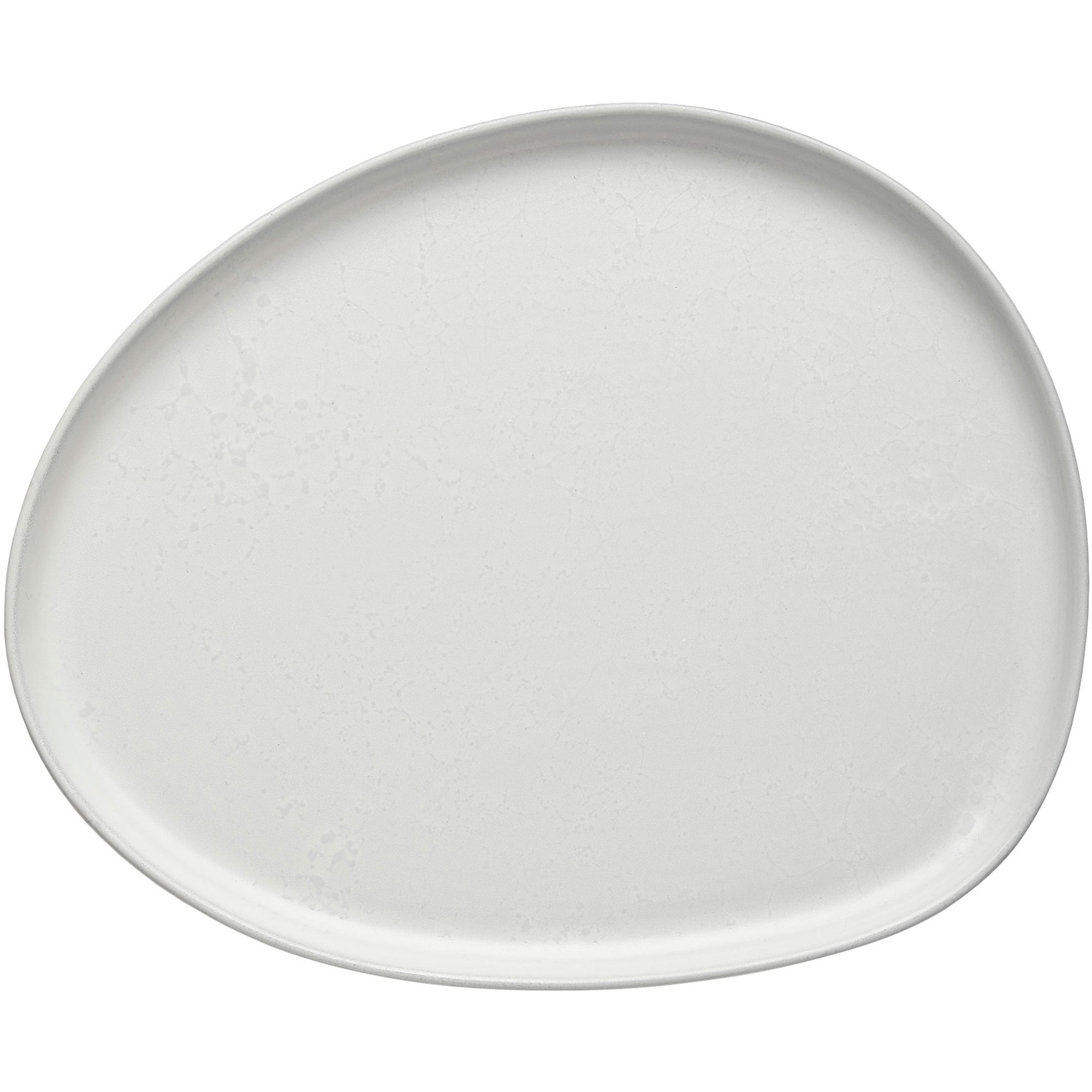 Aida RAW Organic frokosttallerken, 24x21 cm, arctic white