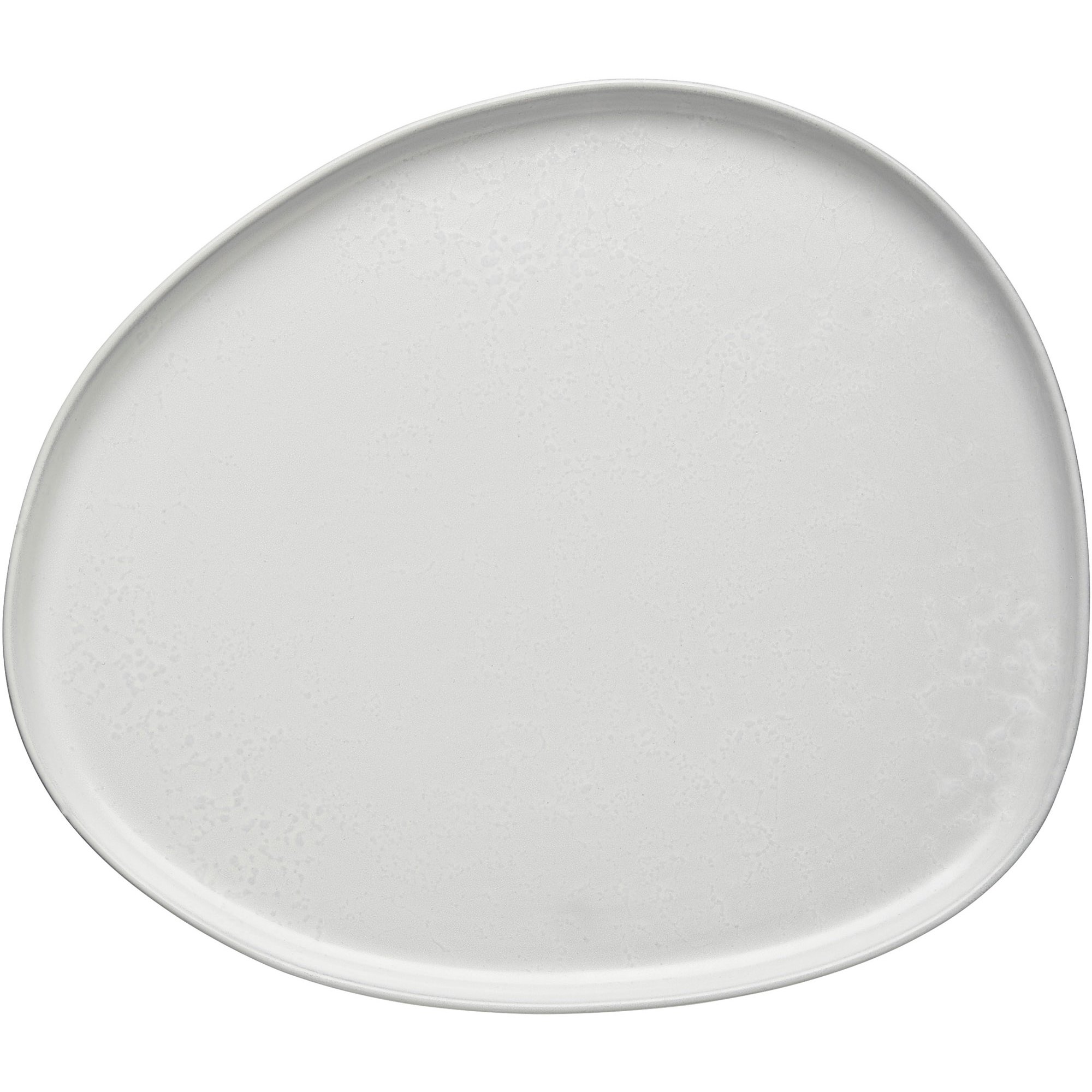 Aida RAW Organic middagstallerken, 29x25 cm, arctic white