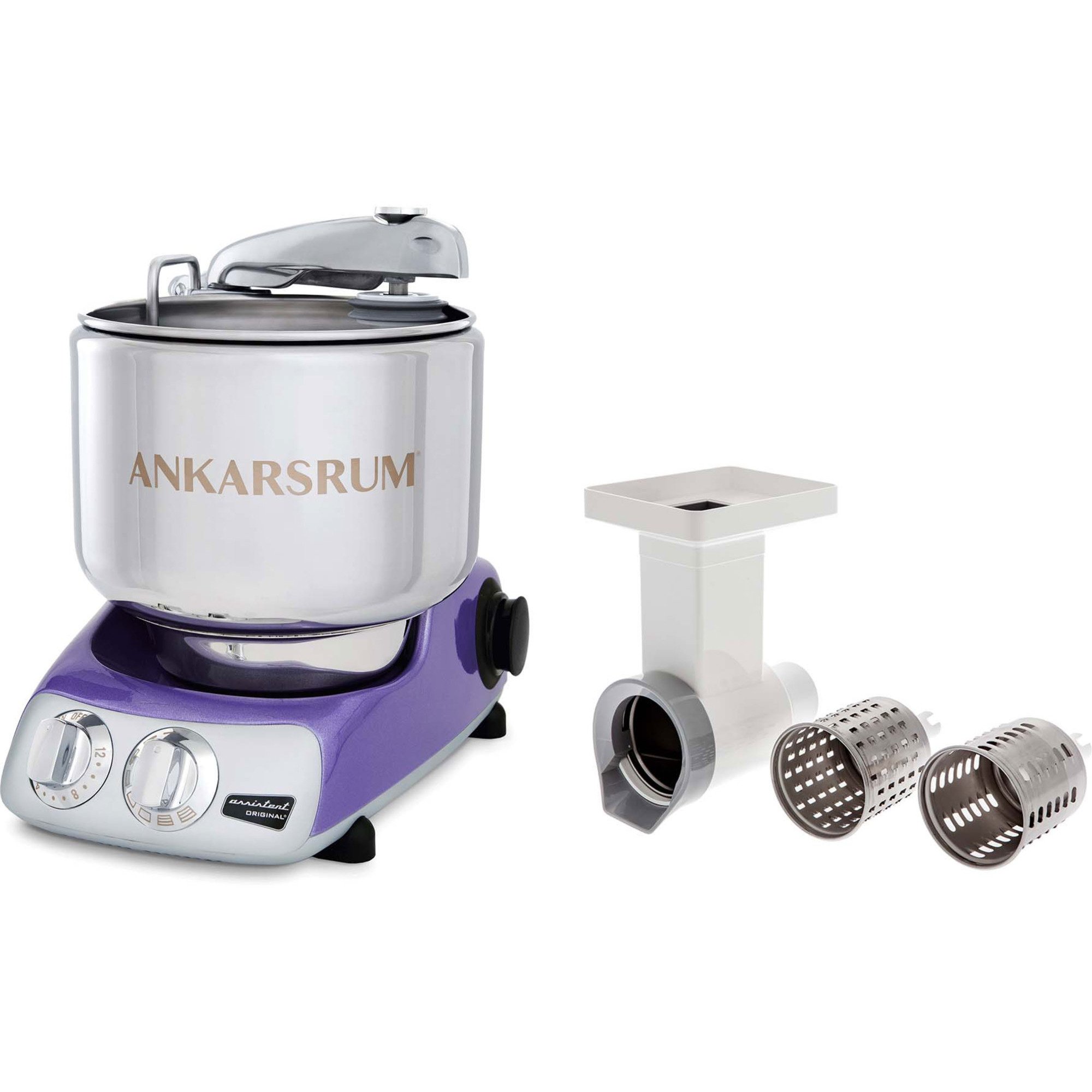 Ankarsrum Assistent Original Shiny Lilac AKM 6230 SL med Grønnsakskutter