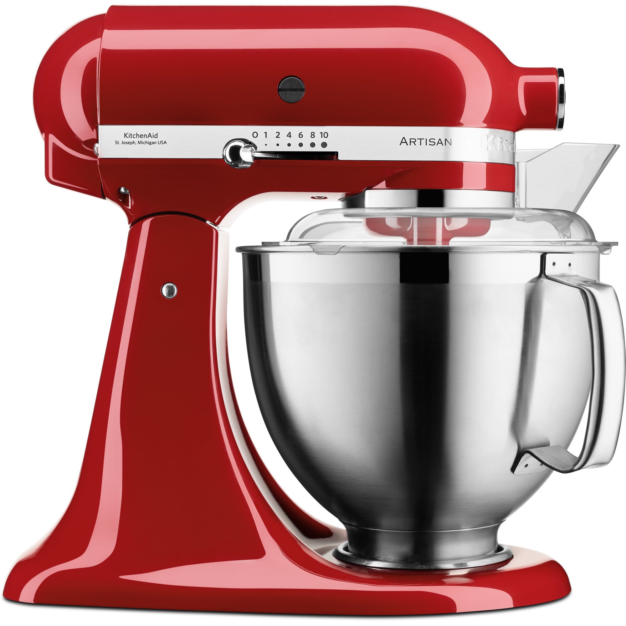 Läs mer om KitchenAid Artisan 5KSM185PSEER Stand Mixer 4,8LEmpire Red