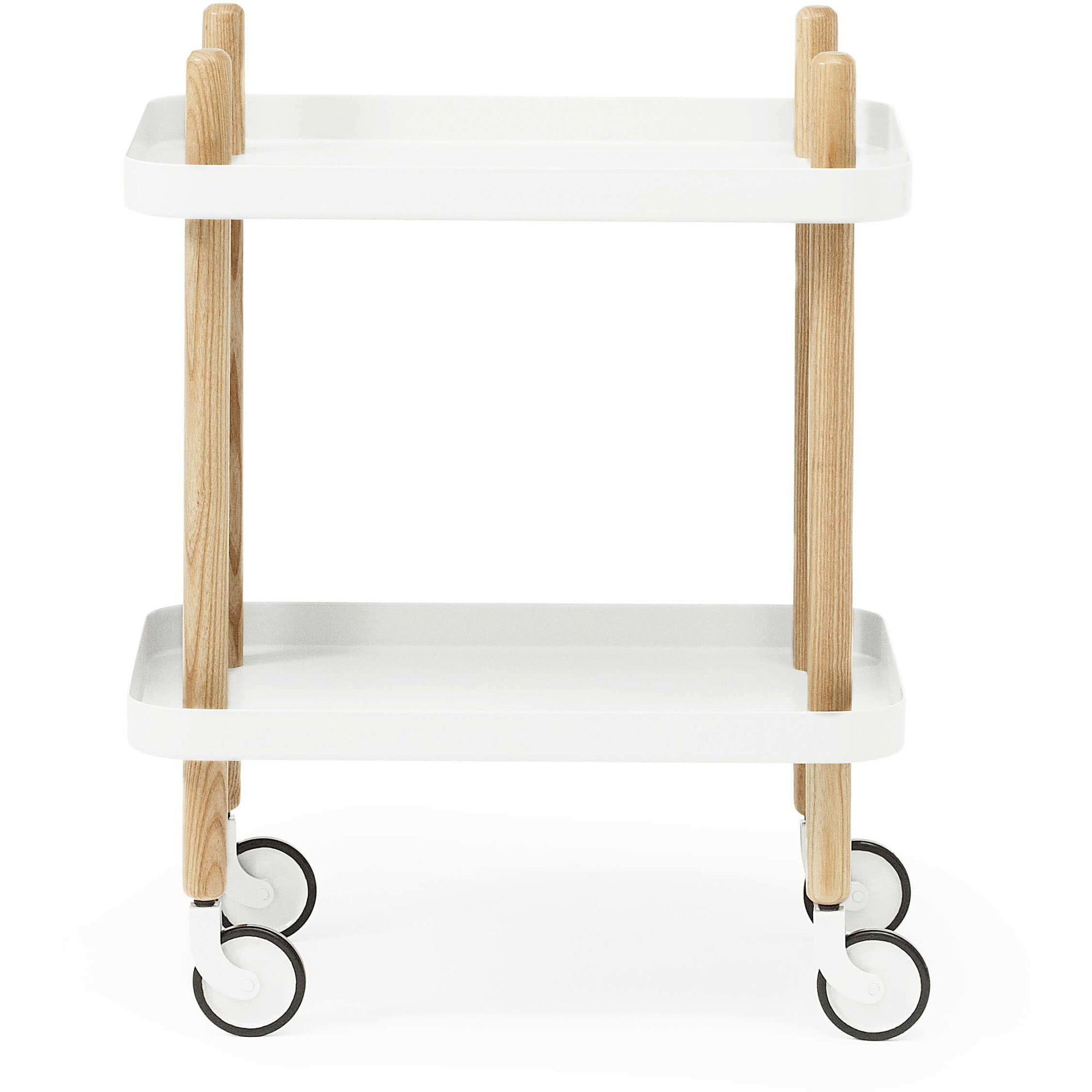 Normann Copenhagen Block Table Rullebord Hvit