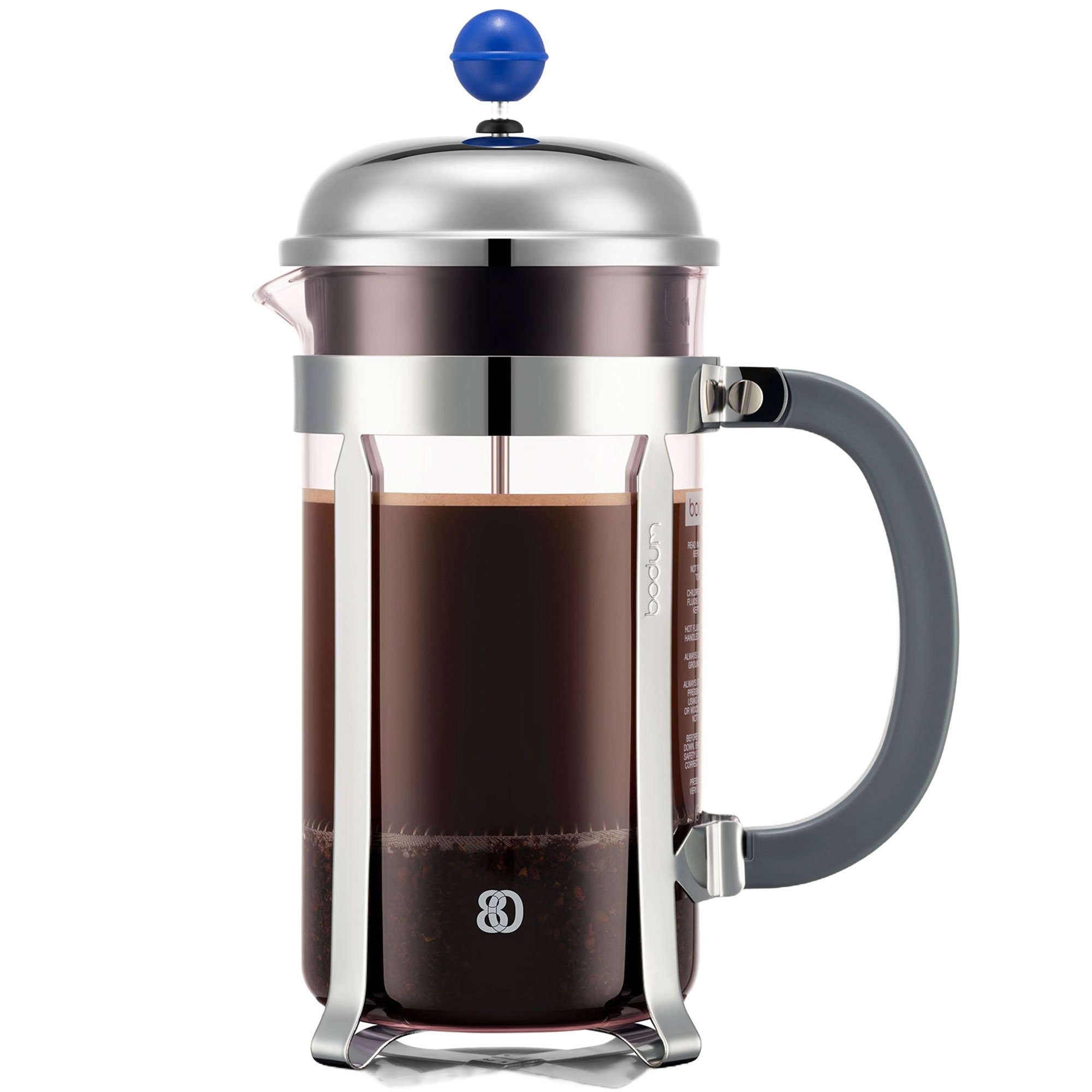 Bodum CHAMBORD kaffepress 8 koppar, rostfri