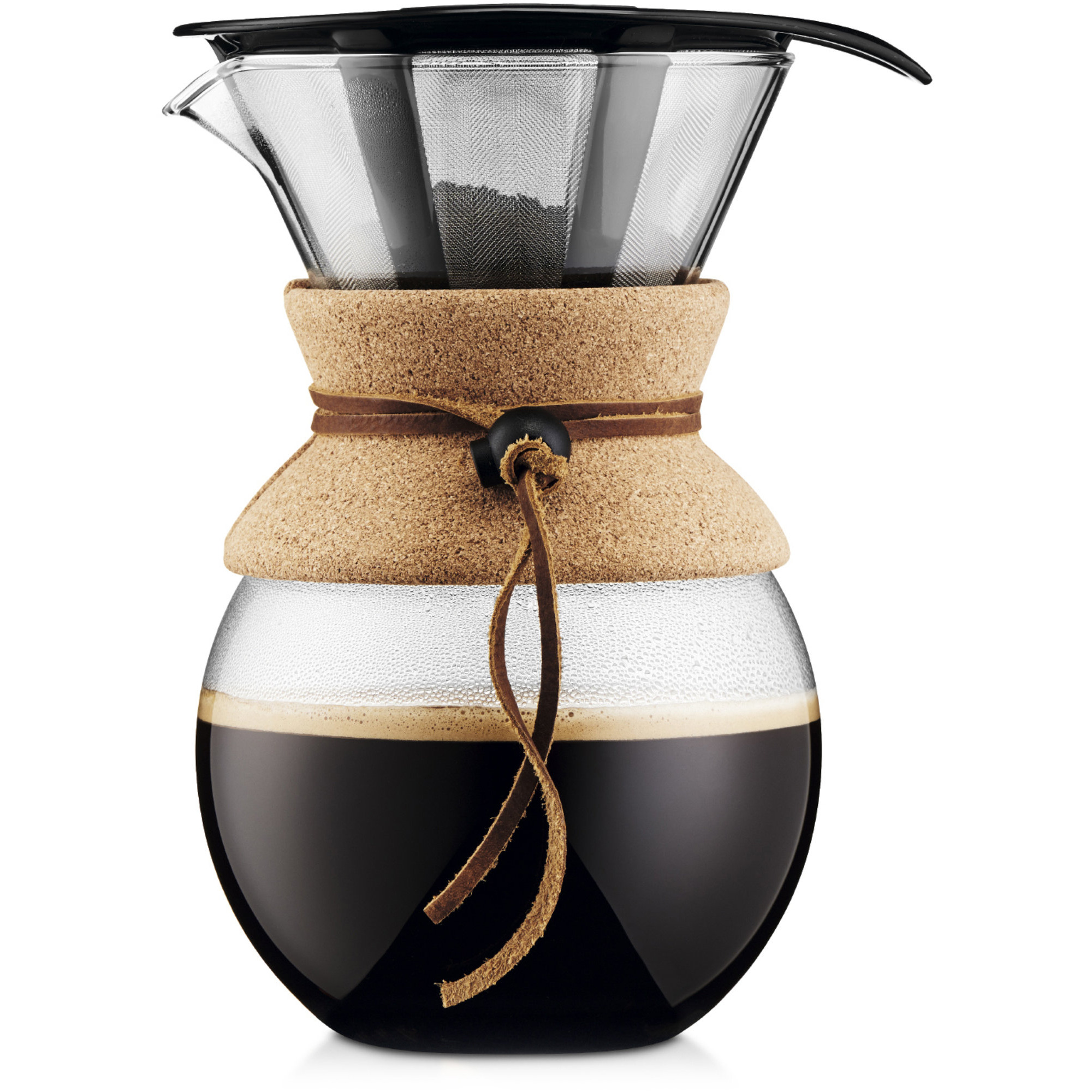 Bodum POUR OVER Kaffebrygger m. filter, 1,0 l - Kork