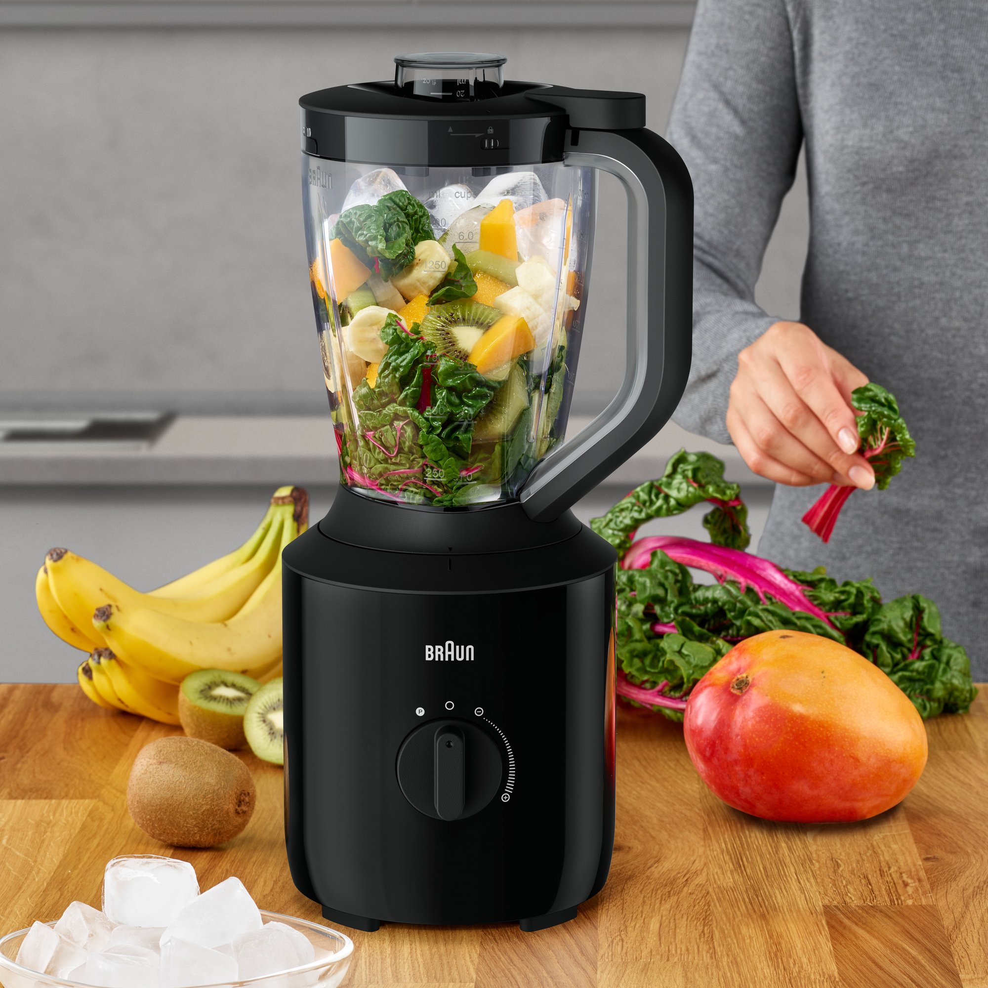 JB3100 Powerblend 3 Blender, Svart Från Braun » Fri Frakt