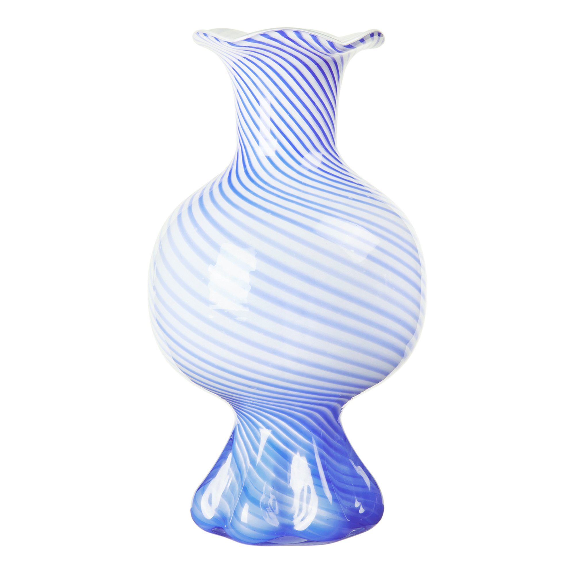 Broste Copenhagen Mella vase 30 cm, intense blue Vase