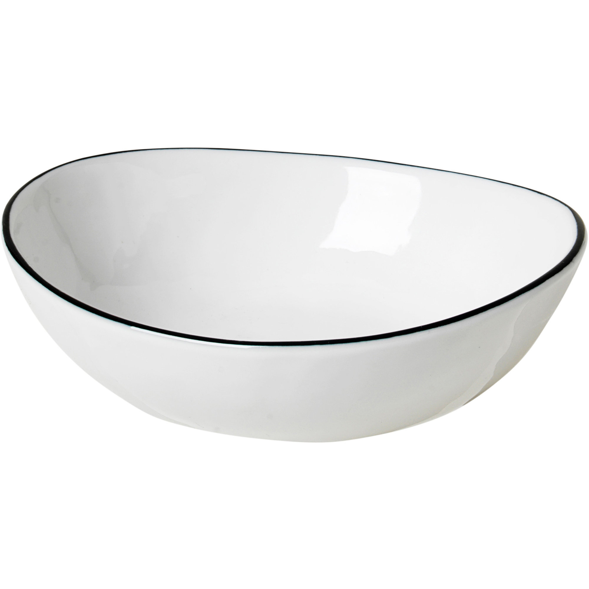 Broste Copenhagen ’Salt’ Handgjord skål i porslin 12 X 14 cm