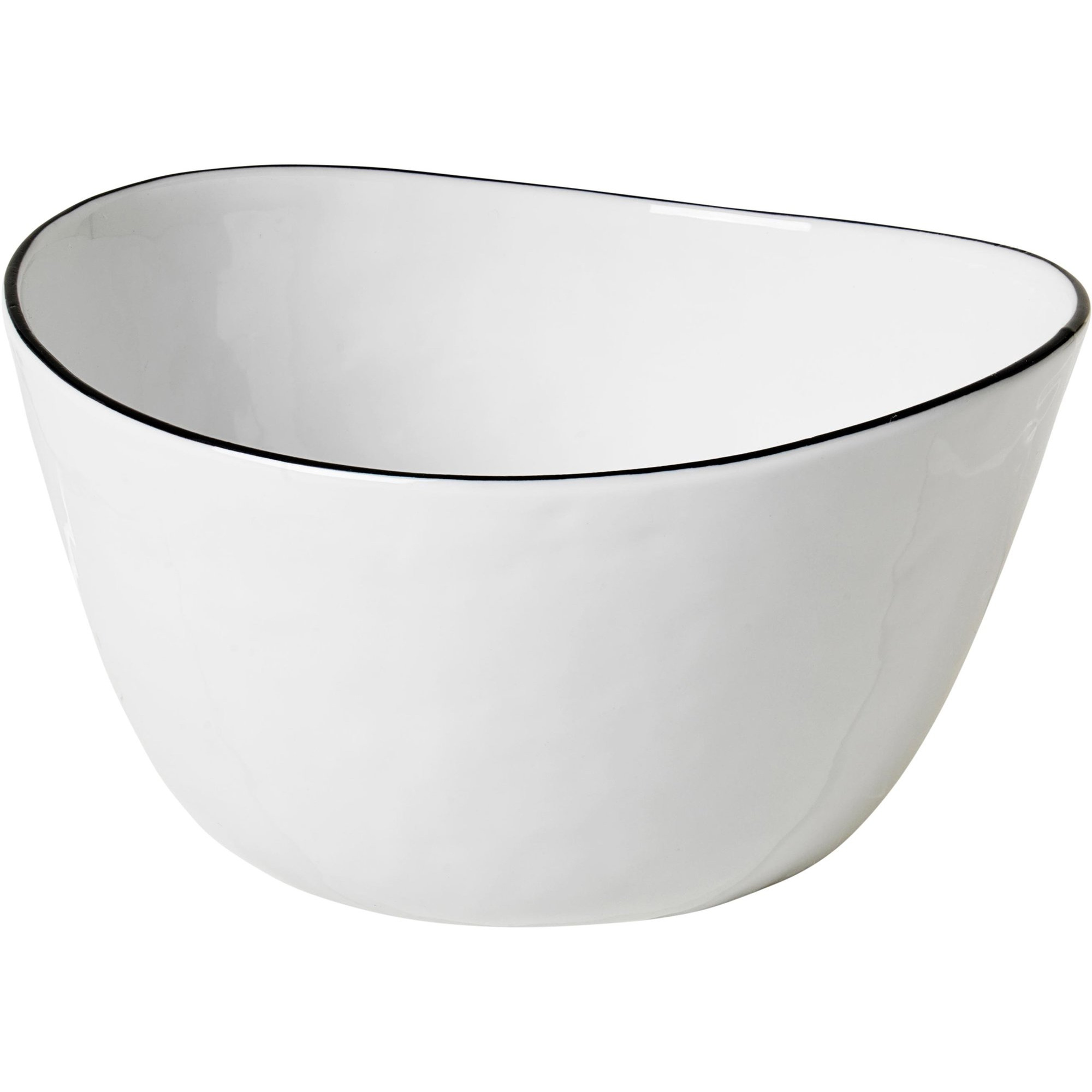 Broste Copenhagen ‘Salt’ håndlavet skål i porcelæn 185 X 20 cm