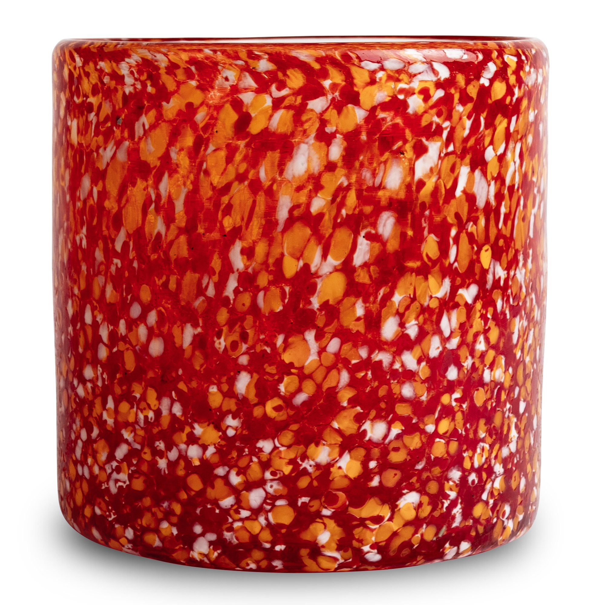 Läs mer om Byon Calore ljuslykta medium, röd/orange
