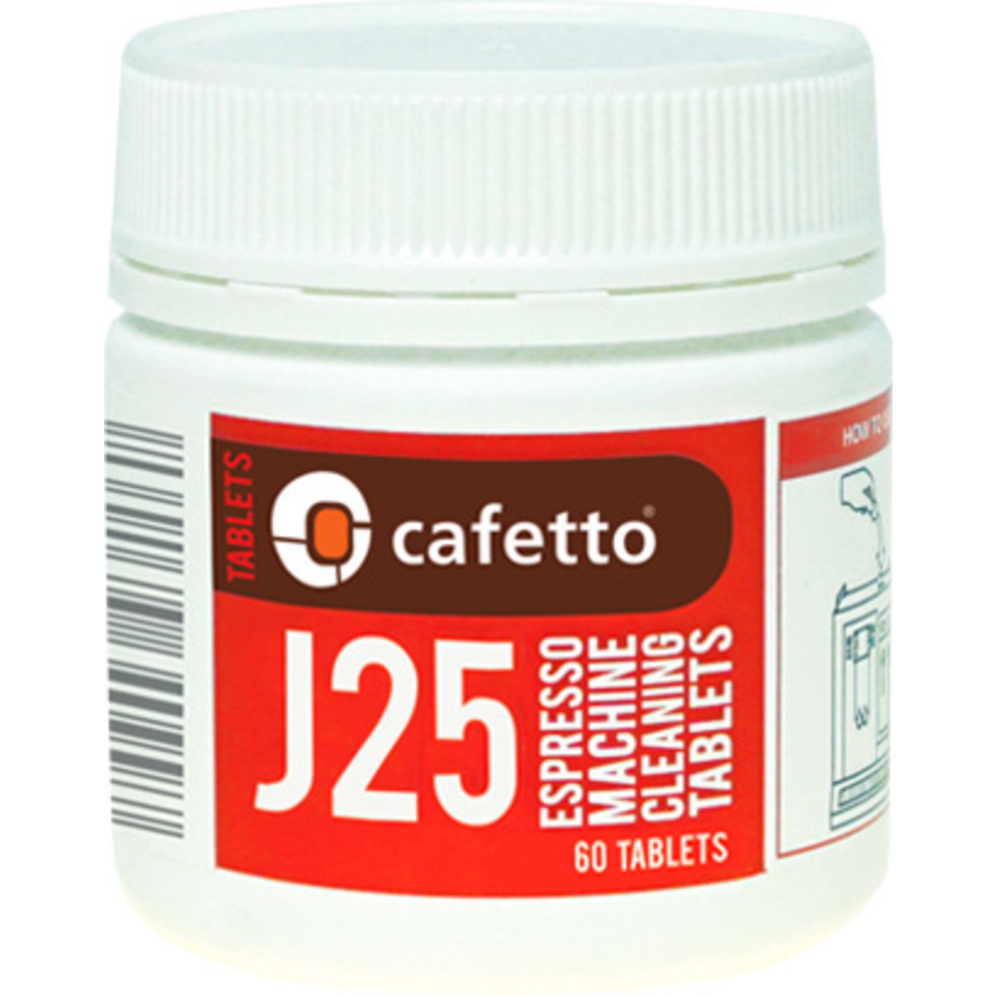 Cafetto J25 Rengöringstabletter