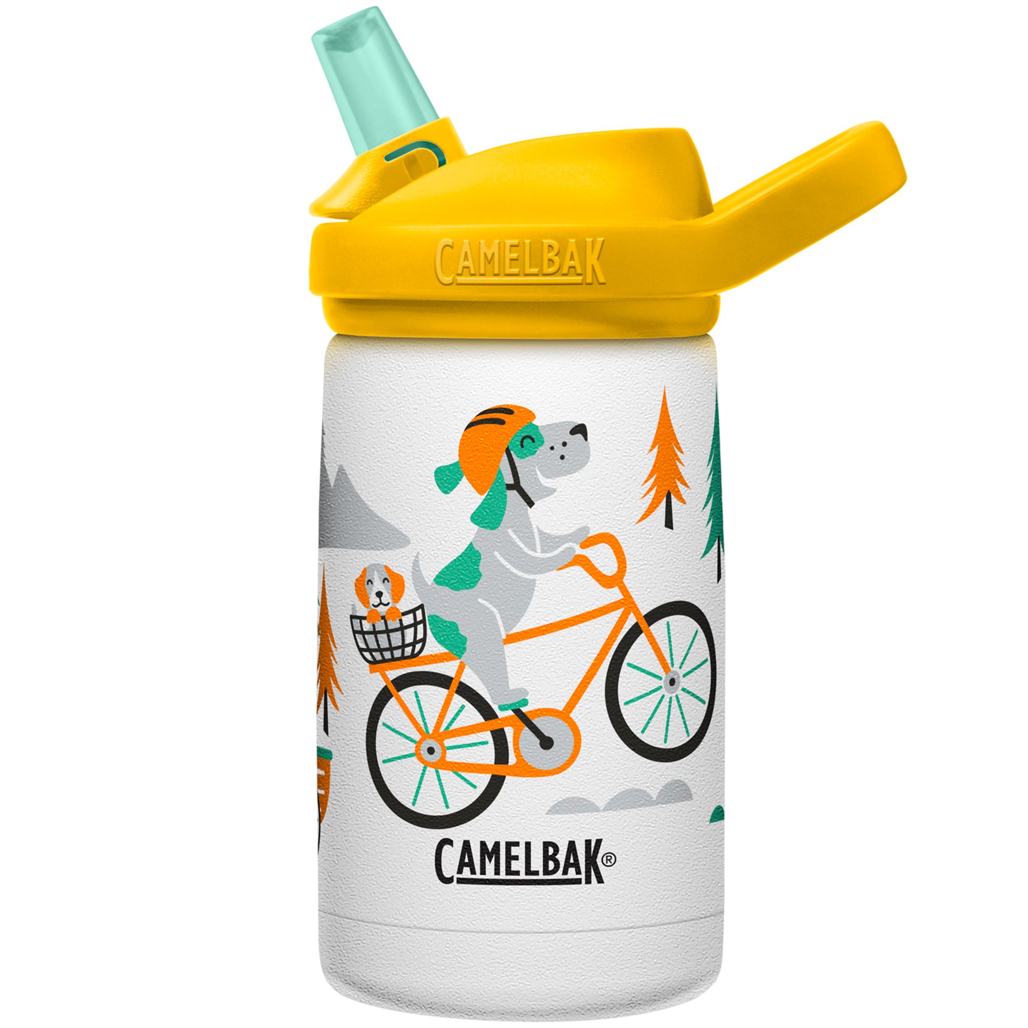 Camelbak Eddy+ Kids SST drikkeflaske 0,35 liter, biking dogs