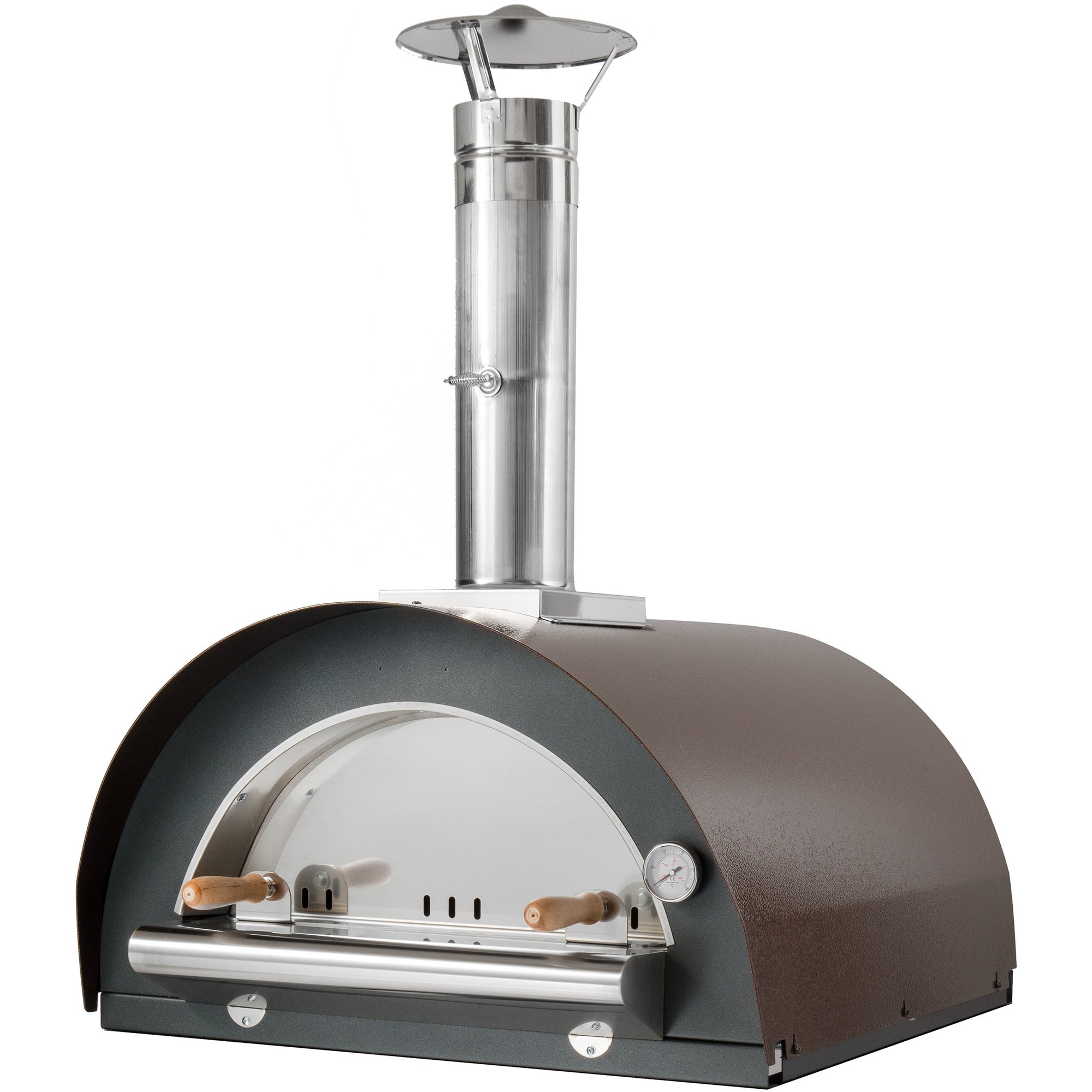 Clementi Family Brændefyret Pizzaovn 80×60 cm. Kobber