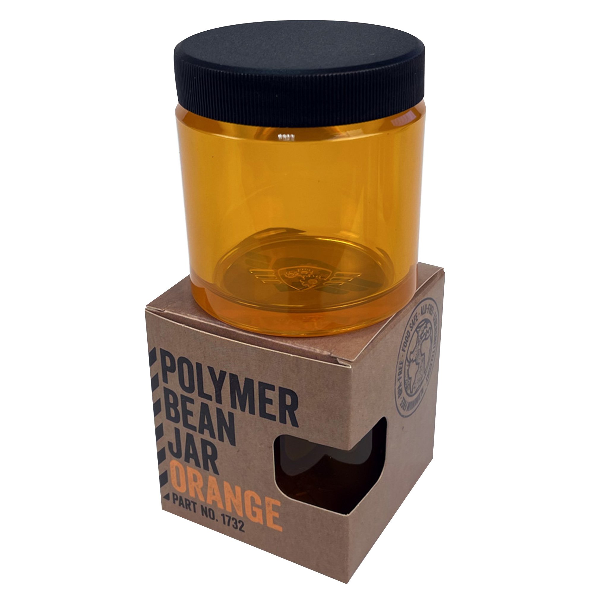 Comandante Polymer Bean Jar orange