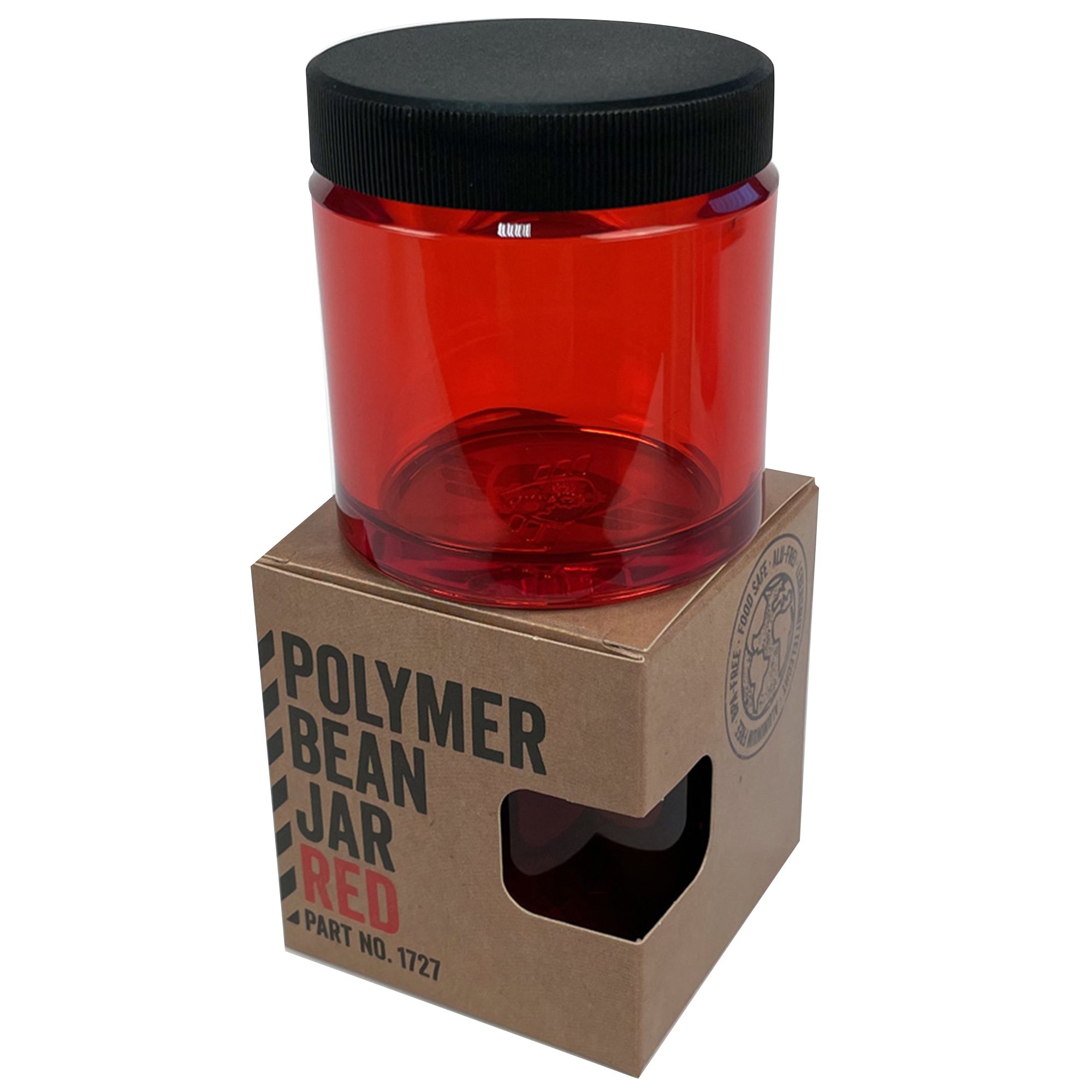 Comandante Polymer Bean Jar röd