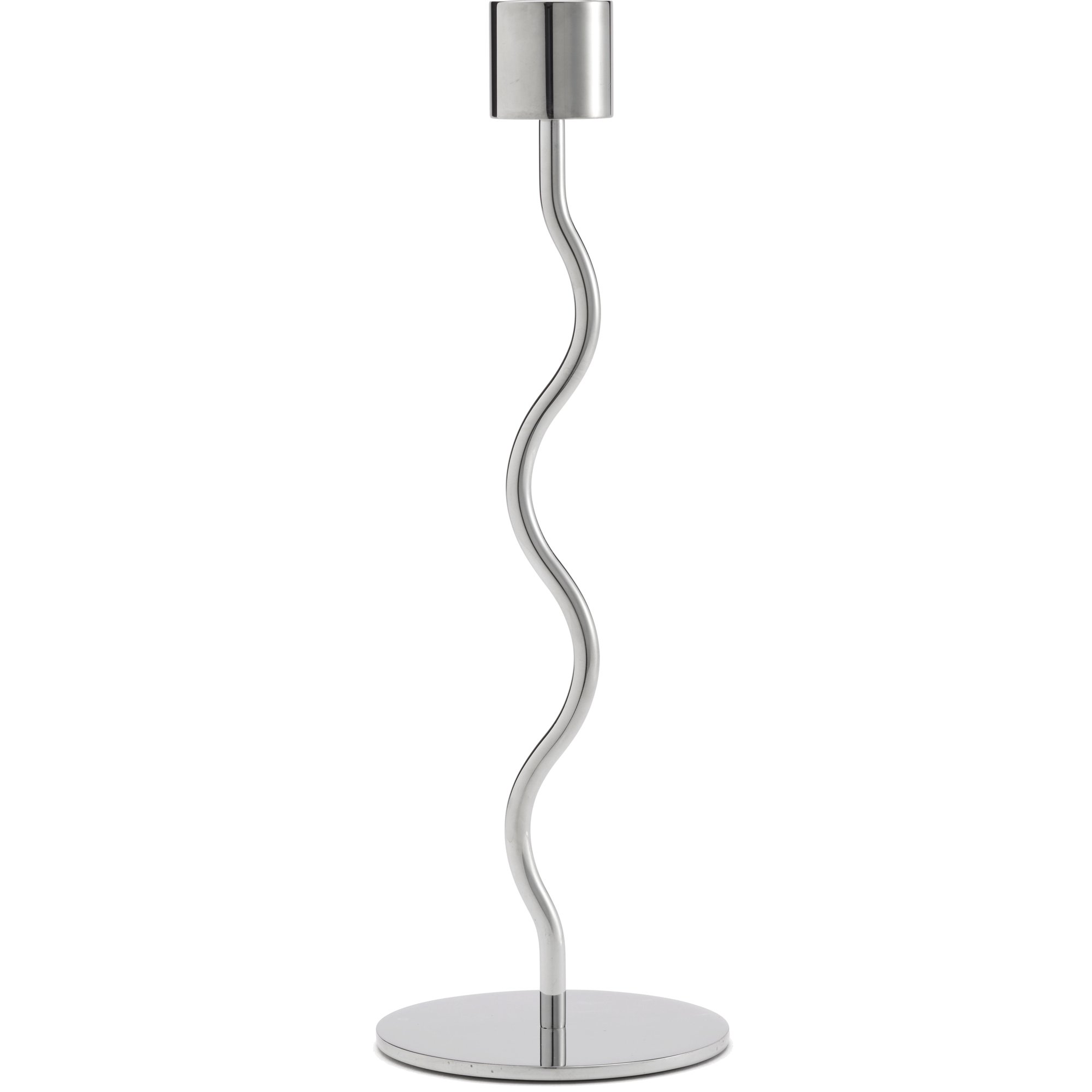 Läs mer om Cooee Design Curved ljusstake 23 cm, rostfritt stål