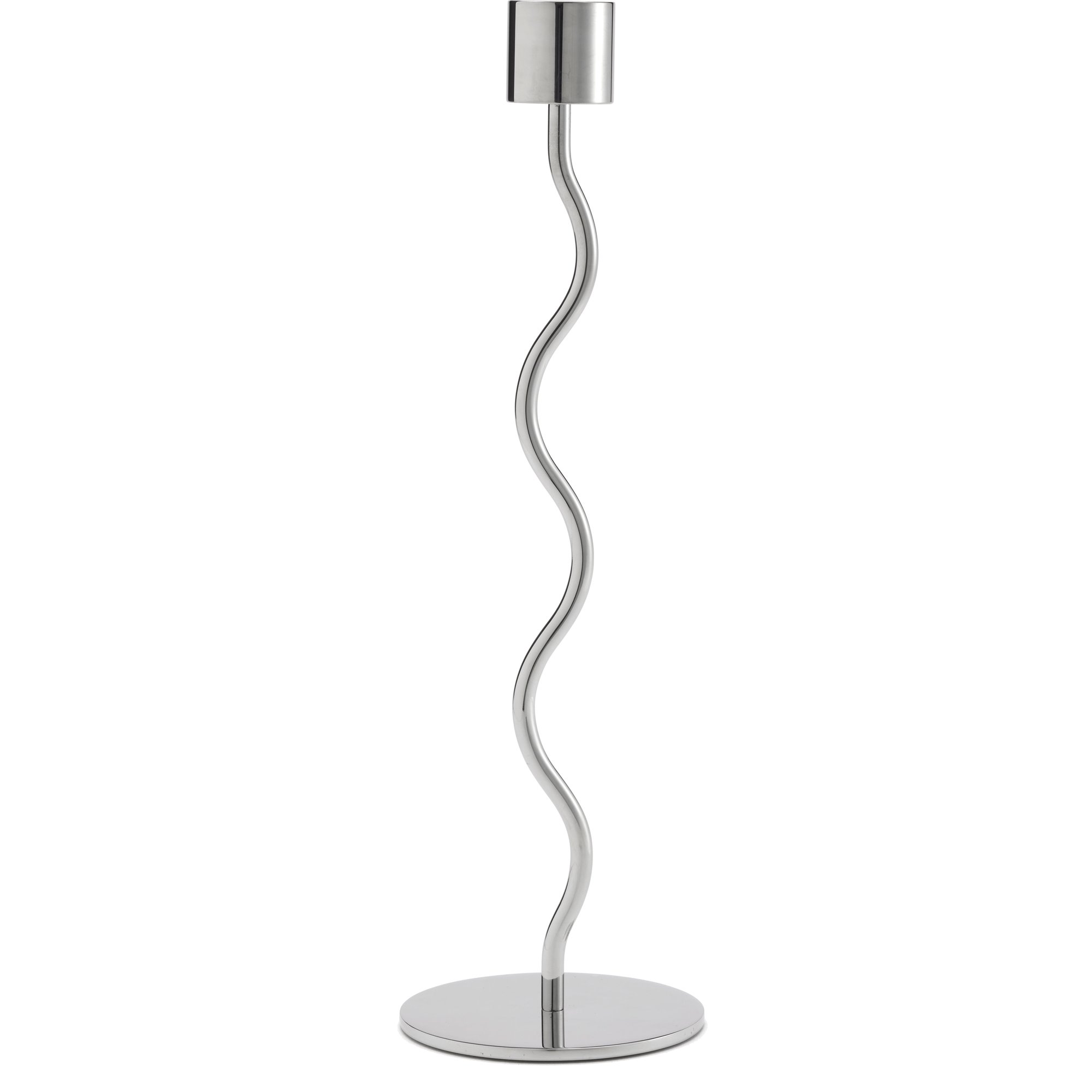Läs mer om Cooee Design Curved ljusstake 26 cm, rostfritt stål
