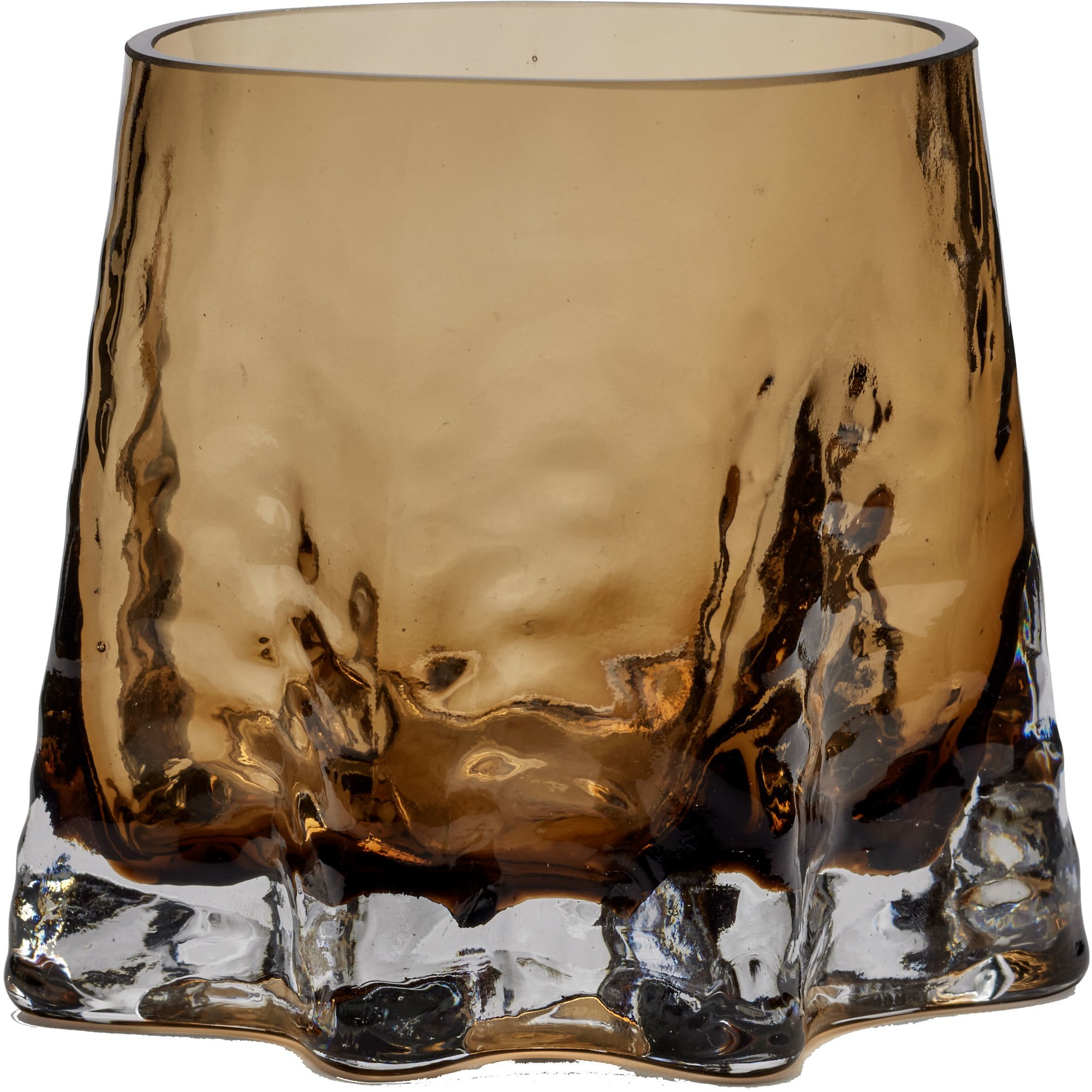 Läs mer om Cooee Design Gry ljuslykta medium 11 cm, cognac