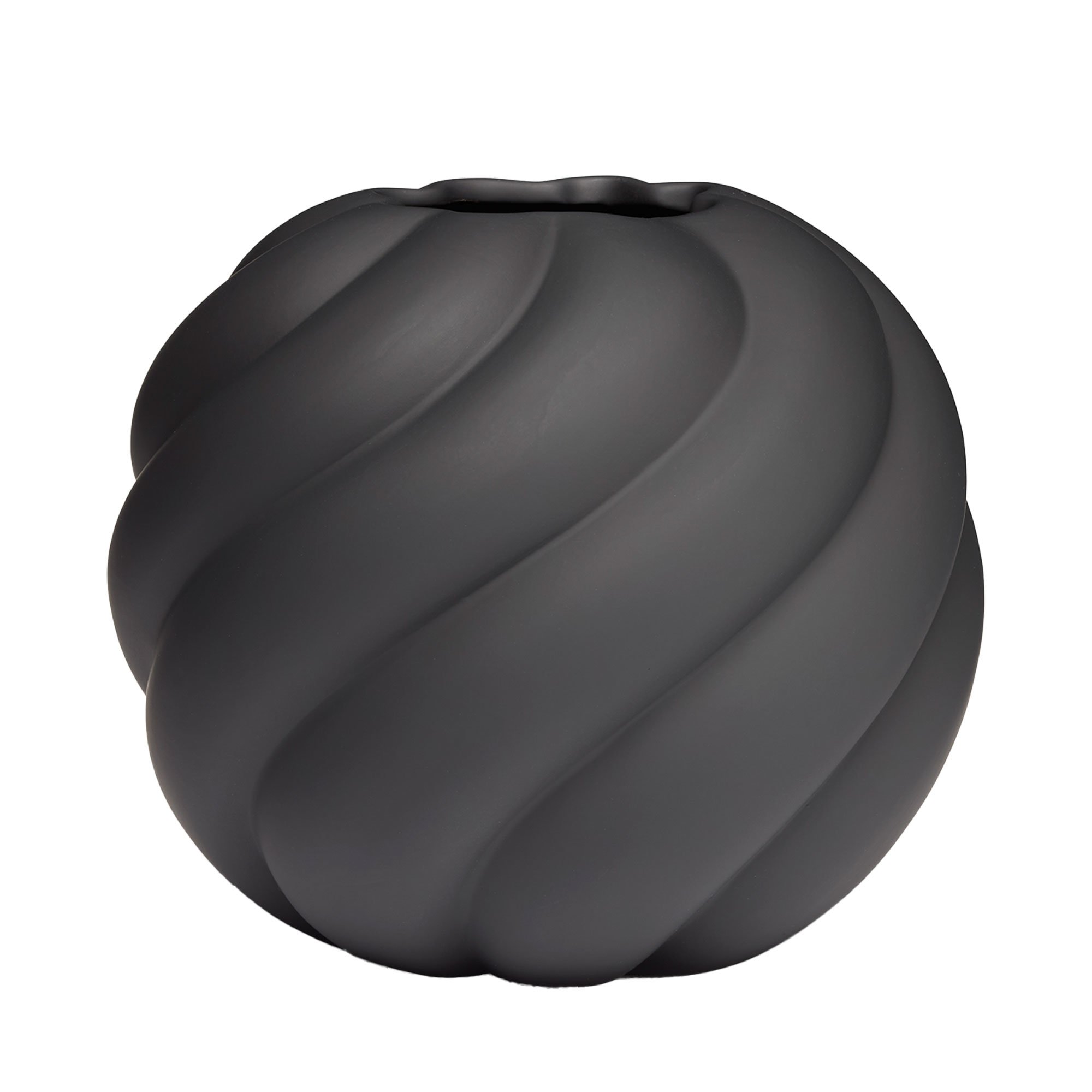 Cooee Design Twist Ball vase 20 cm svart