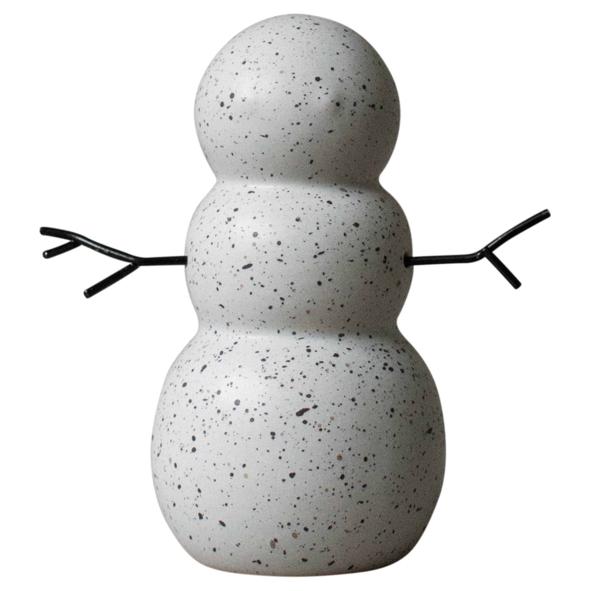 DBKD Snowman Small juldekoration, 11 cm, mole dot