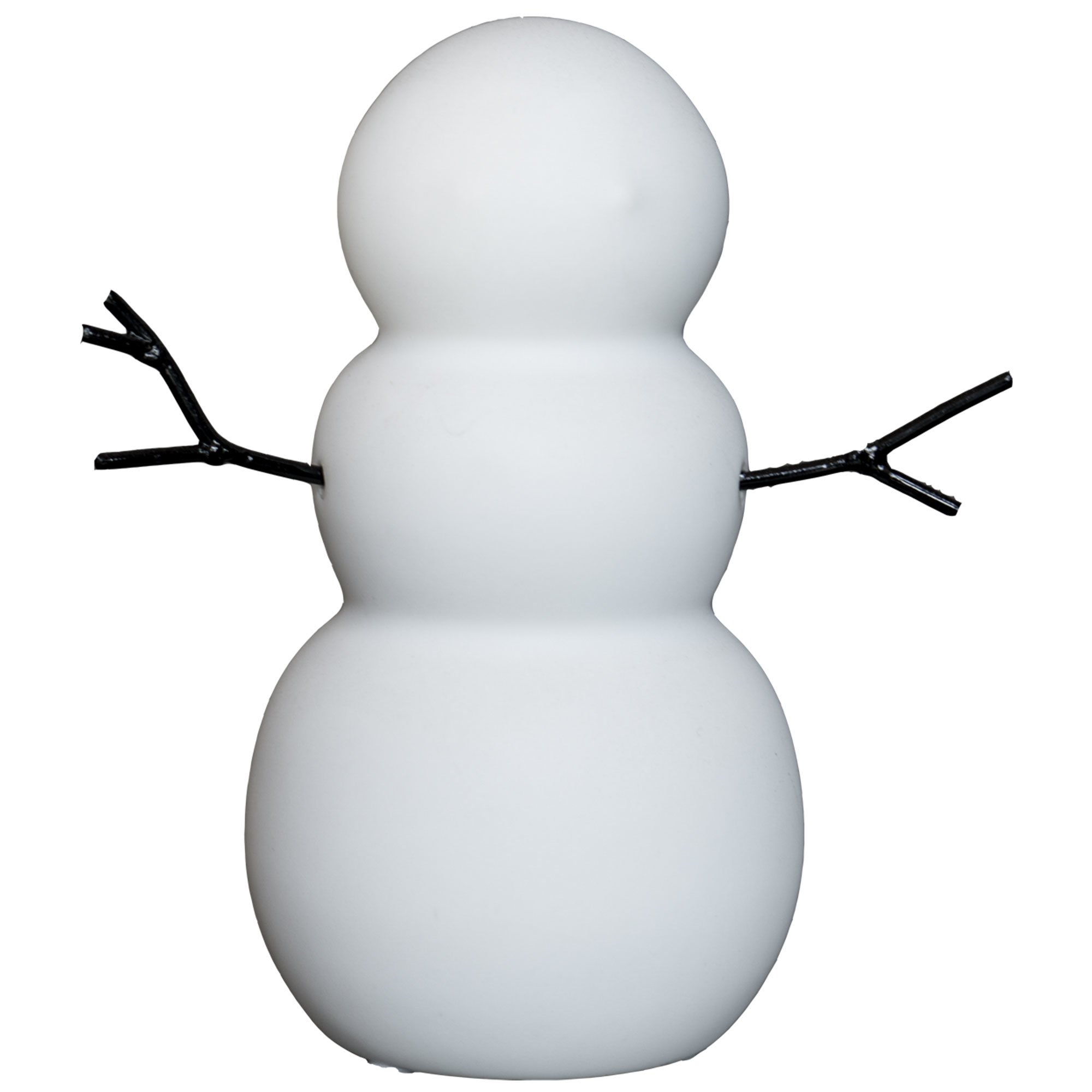 DBKD Snowman julepynt large, 16,5 cm, hvid