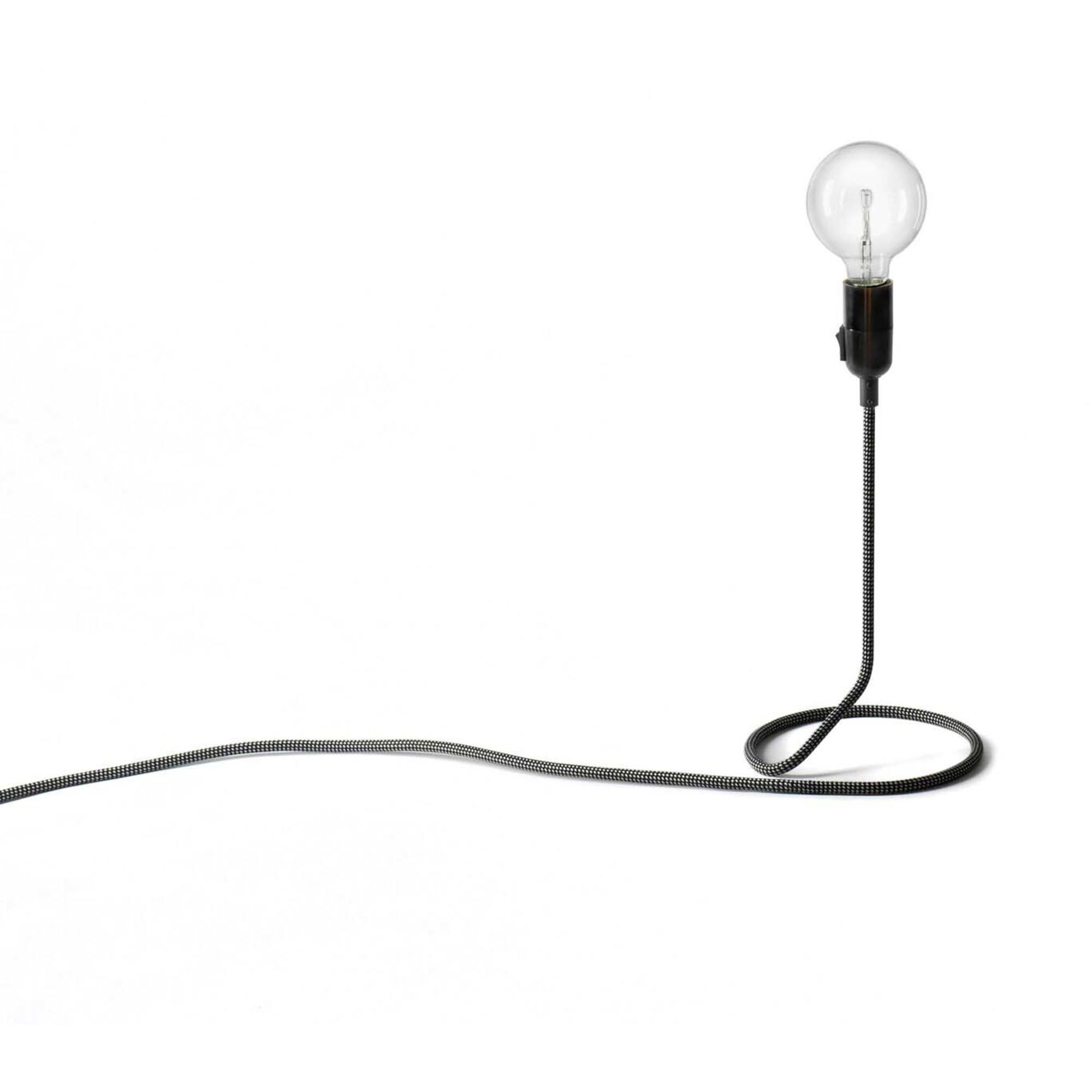 Design House Stockholm Cord Lampa Mini Svart/Vit 48 cm