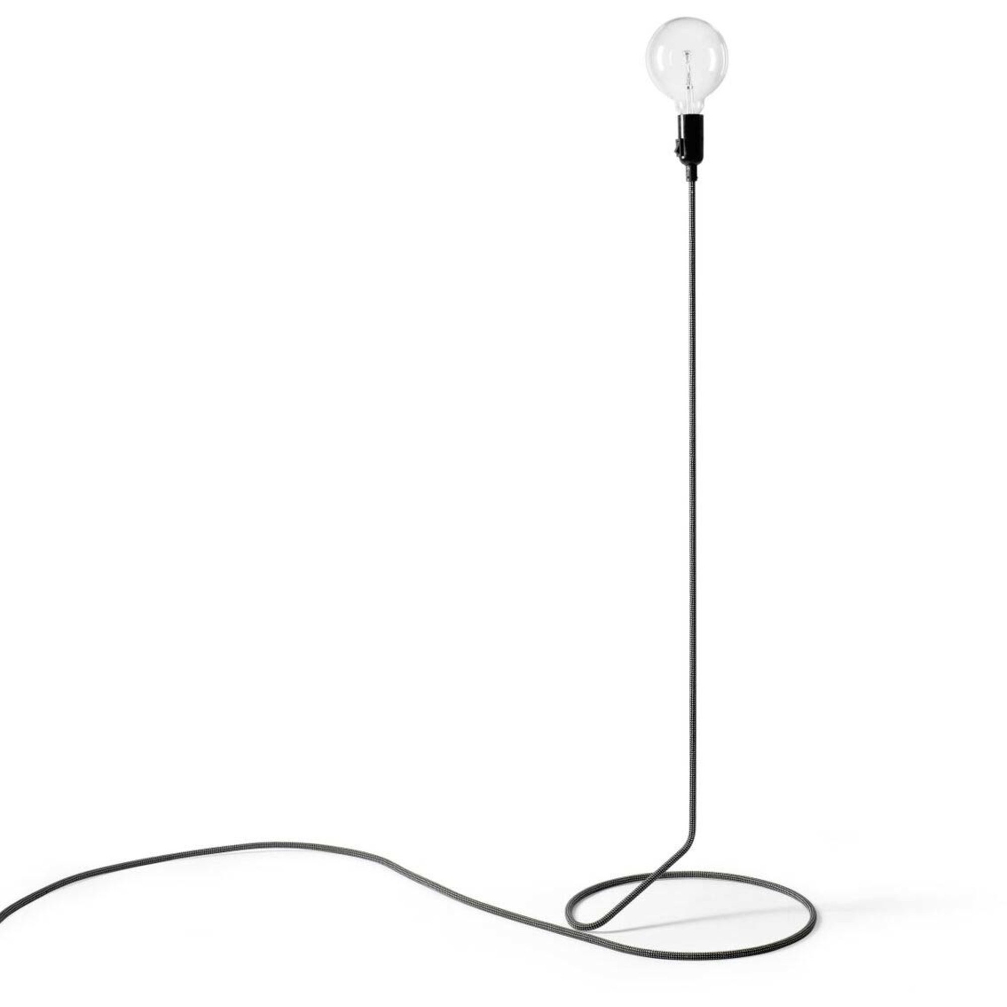 Design House Stockholm Cord Lampa Svart/Vit 130cm
