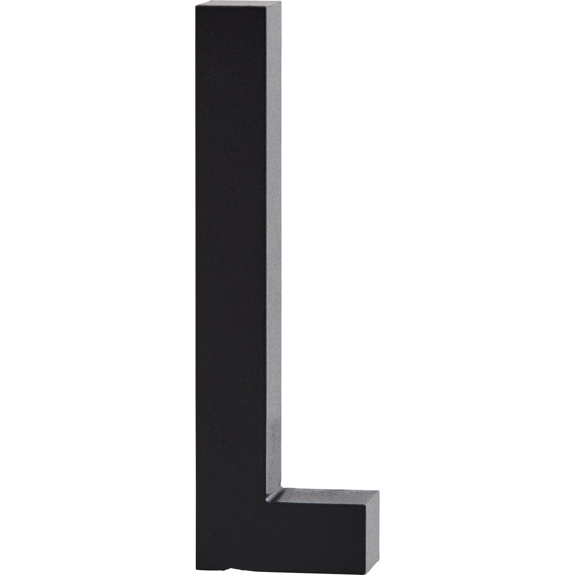 Läs mer om Design Letters Bokstav Grå i Aluminium 50 mm, L