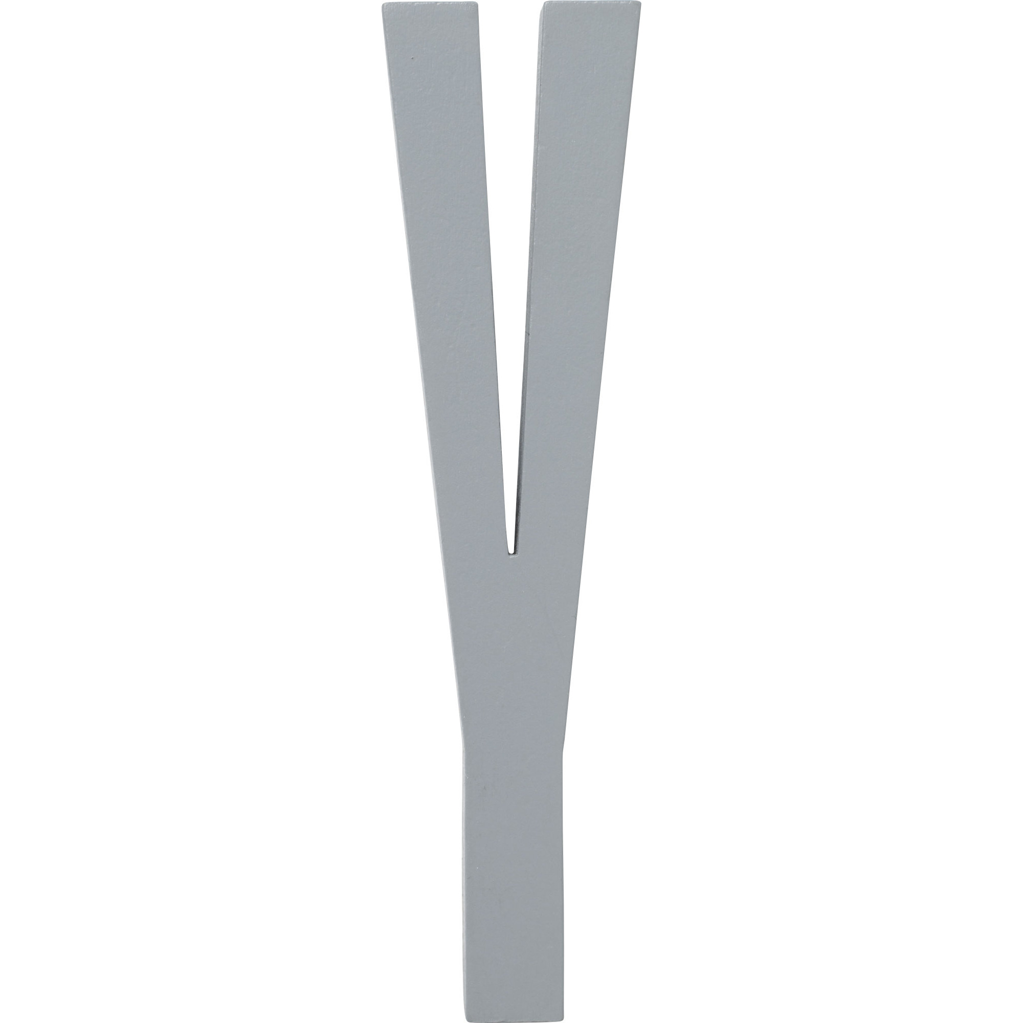 5: Design Letters Træbogstav i grå, Y