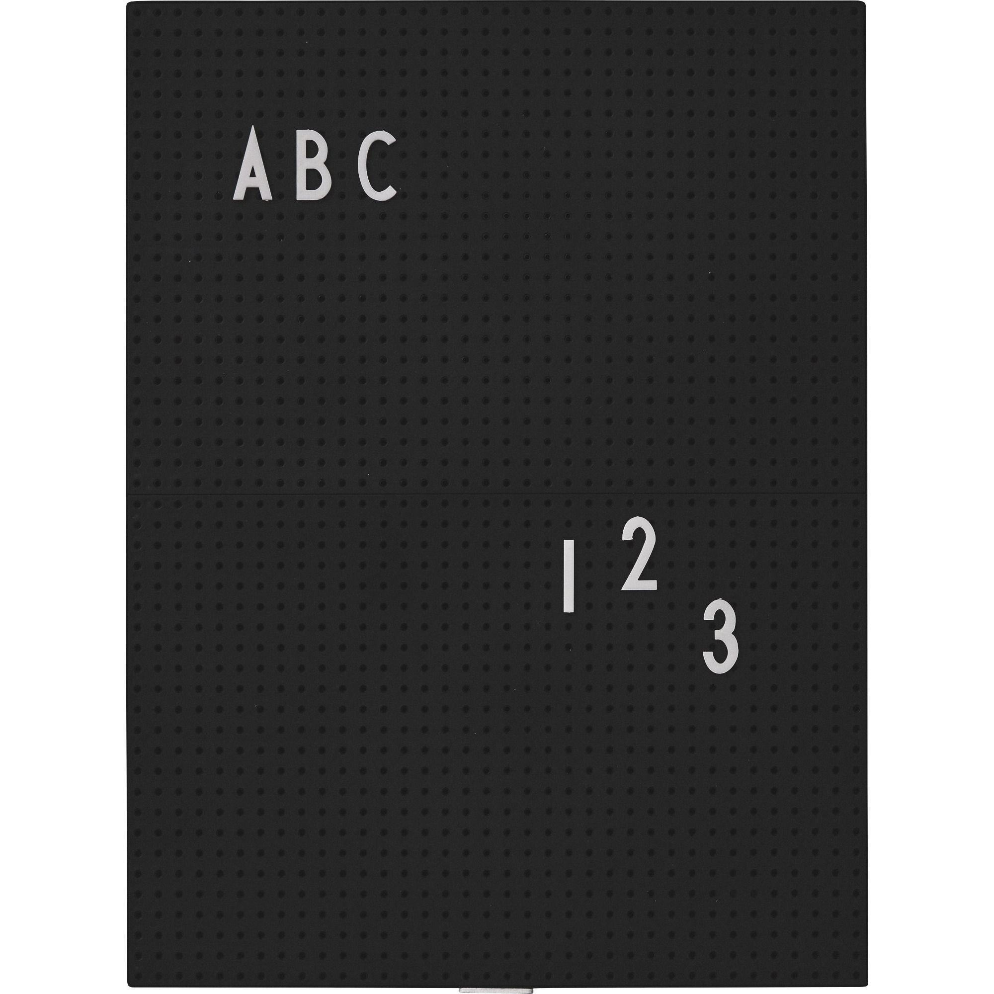 Design Letters Message Board A4 Svart