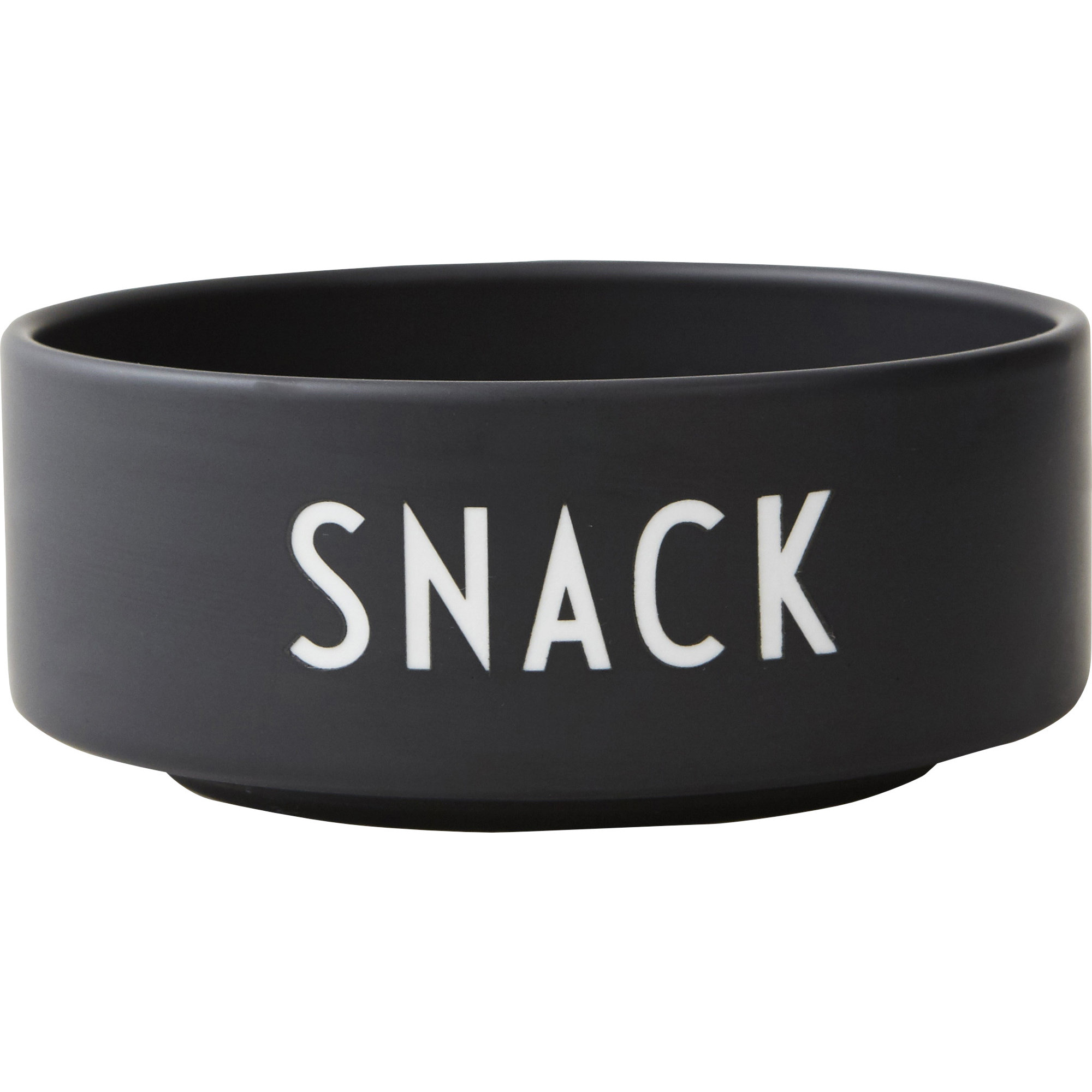 Design Letters Snacksbolle Sort