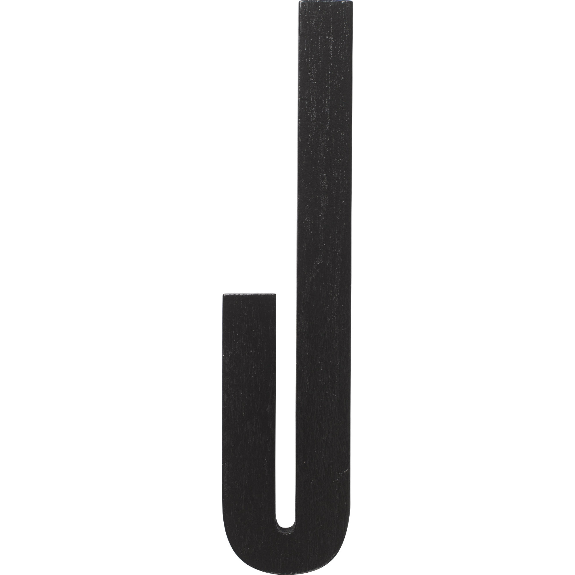 Design Letters Træbogstav i sort J
